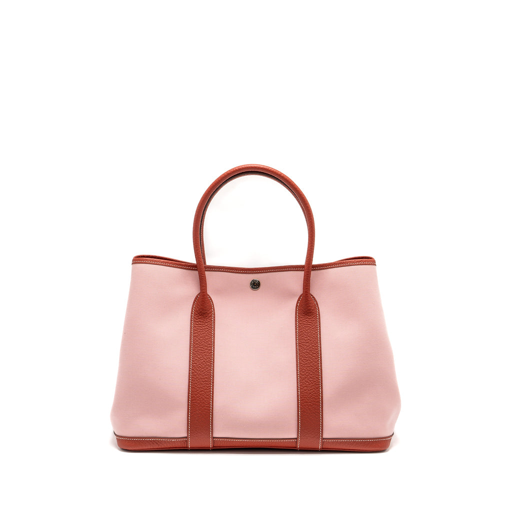 HERMES GARDEN PARTY 36 CANVAS/NEGONDA ROSE SAKURA/ROUGE DUCHESSE SHW