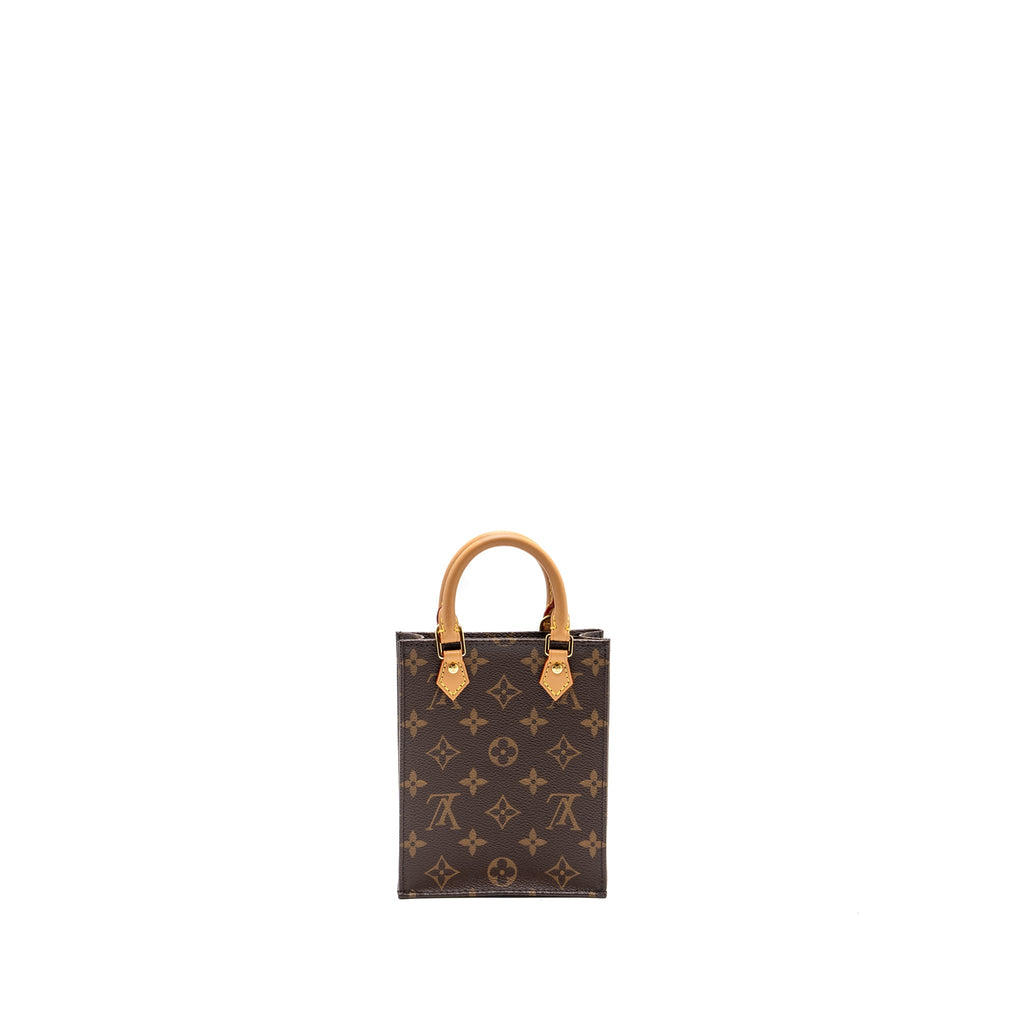 LOUIS VUITTON PETIT SAC PLAT MONOGRAM CANVAS GHW