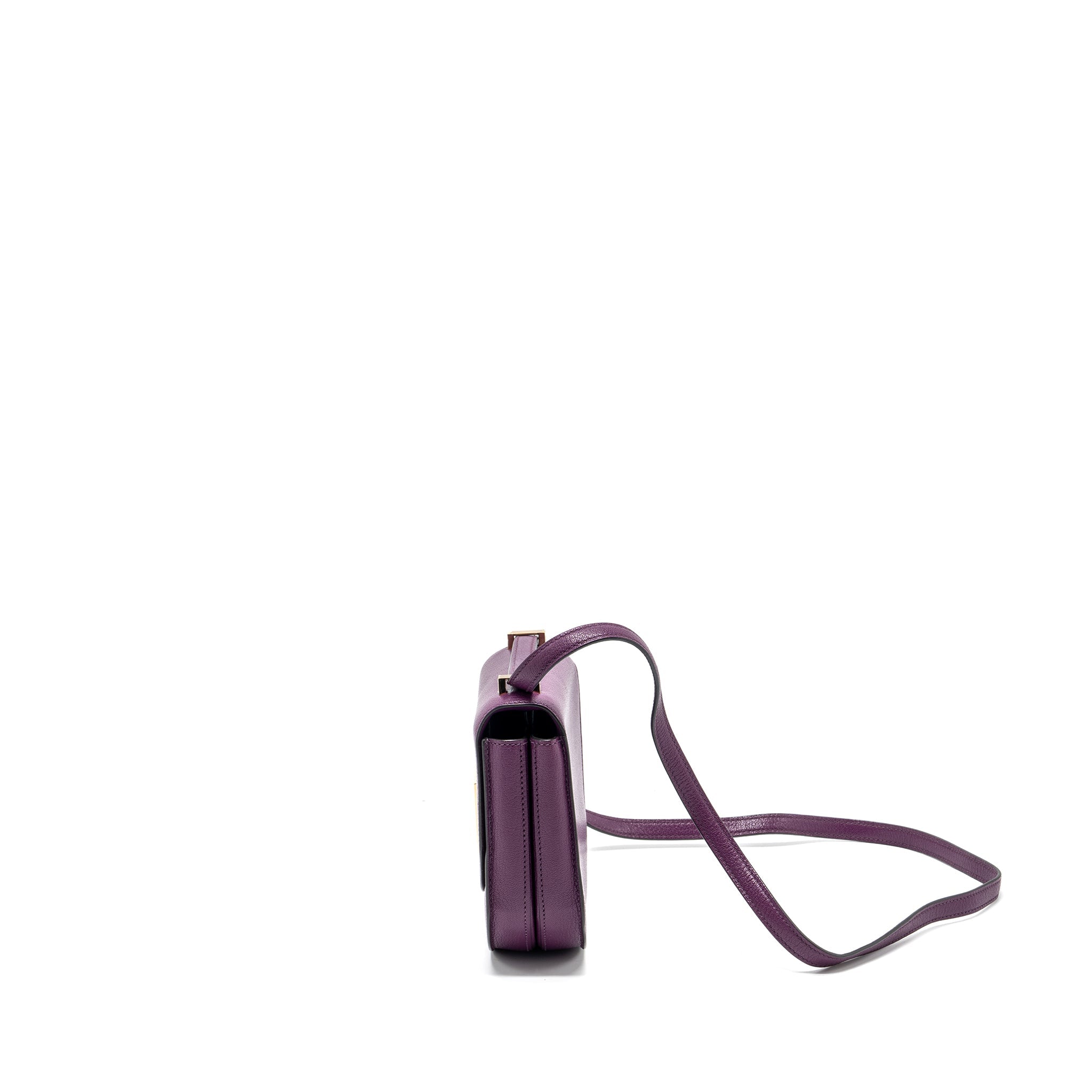 HERMES MOSAIQUE 24 MINI CHÈVRE CHAMKILA P9 ANEMONE GHW