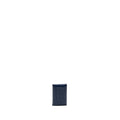 HERMES CALVI CARDHOLDER OSTRICH NAVY SHW