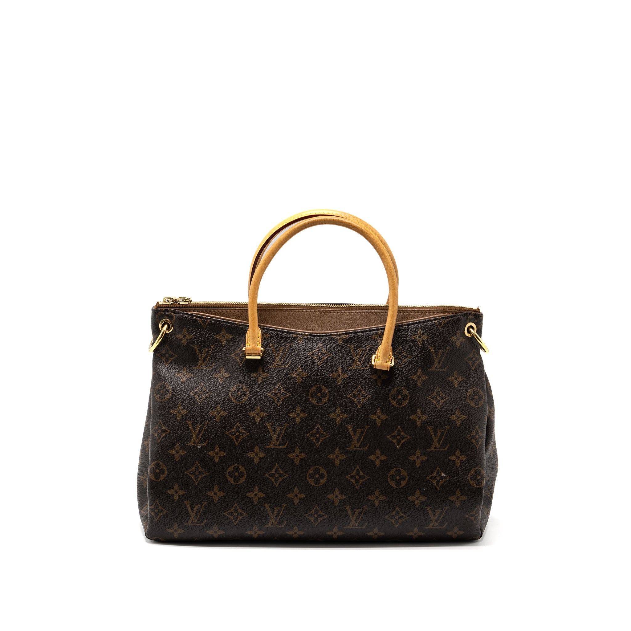 LOUIS VUITTON PALLAS TOTE BAG MONOGRAM CANVAS GHW