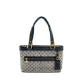 LOUIS VUITTON VINTAGE ZIP TOTE BAG FABRIC BLUE GHW