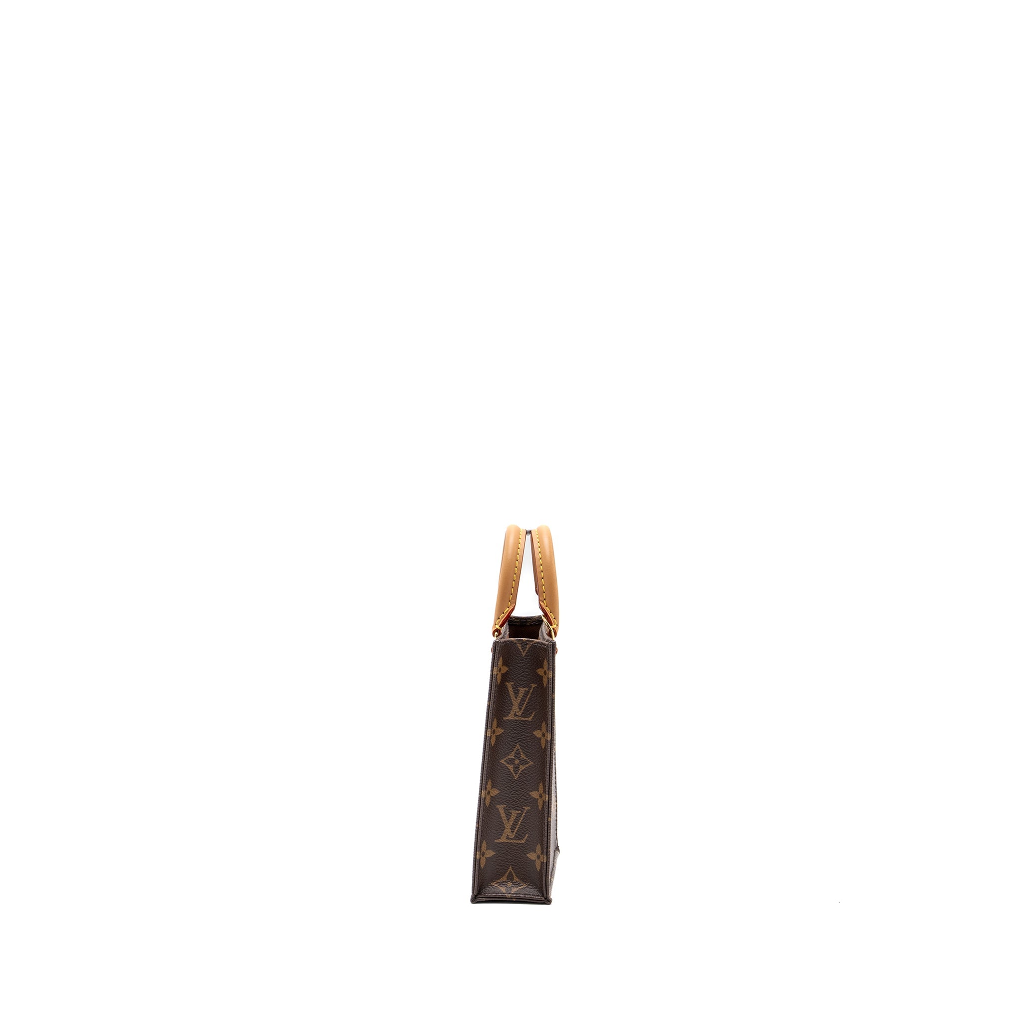 LOUIS VUITTON PETIT SAC PLAT MONOGRAM CANVAS GHW