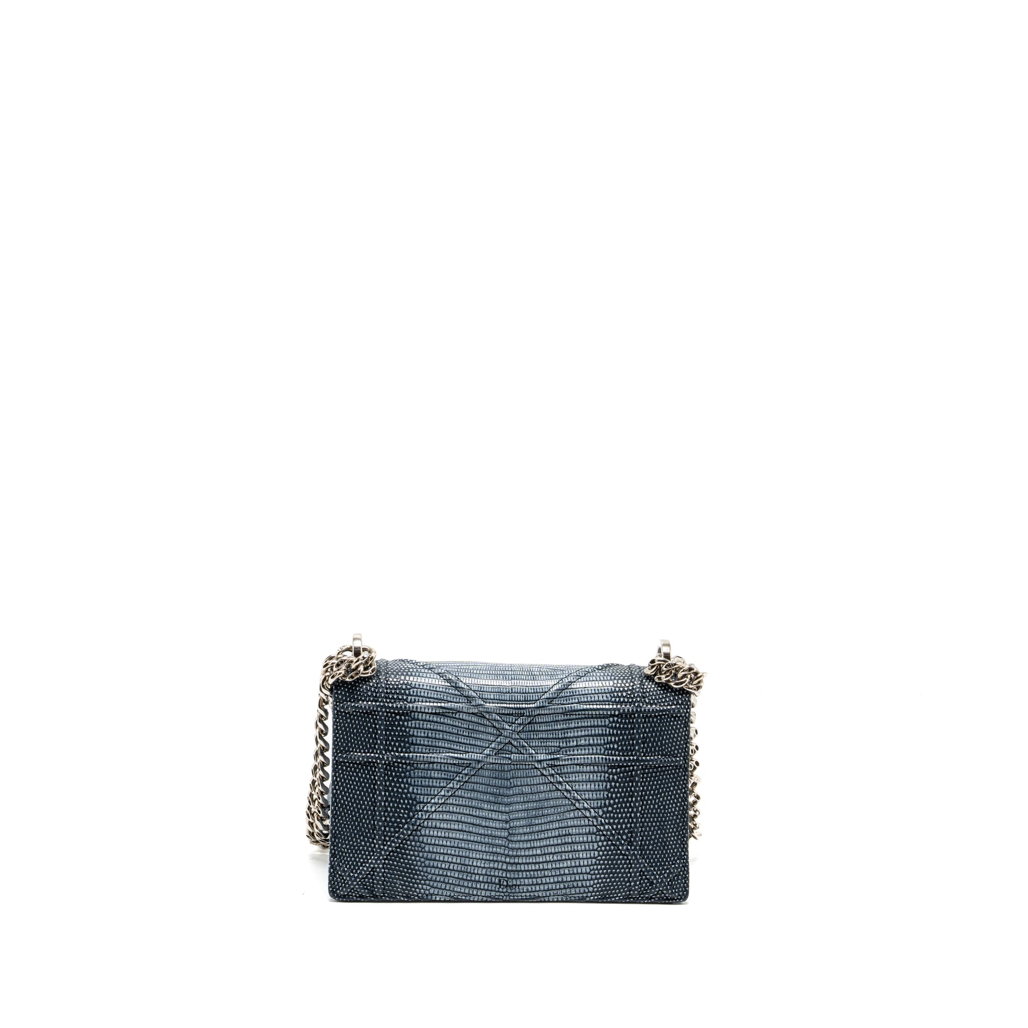 DIOR SMALL DIORAMA LIZARD SILVER/MULTICOLOUR SHW