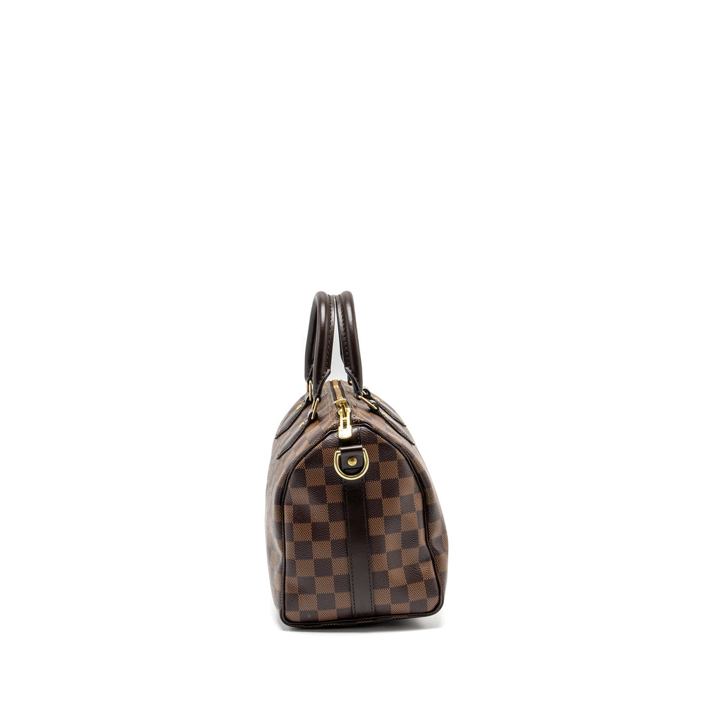 LOUIS VUITTON SPEEDY BANDOULIERE 25 DAMIER EBENE GHW