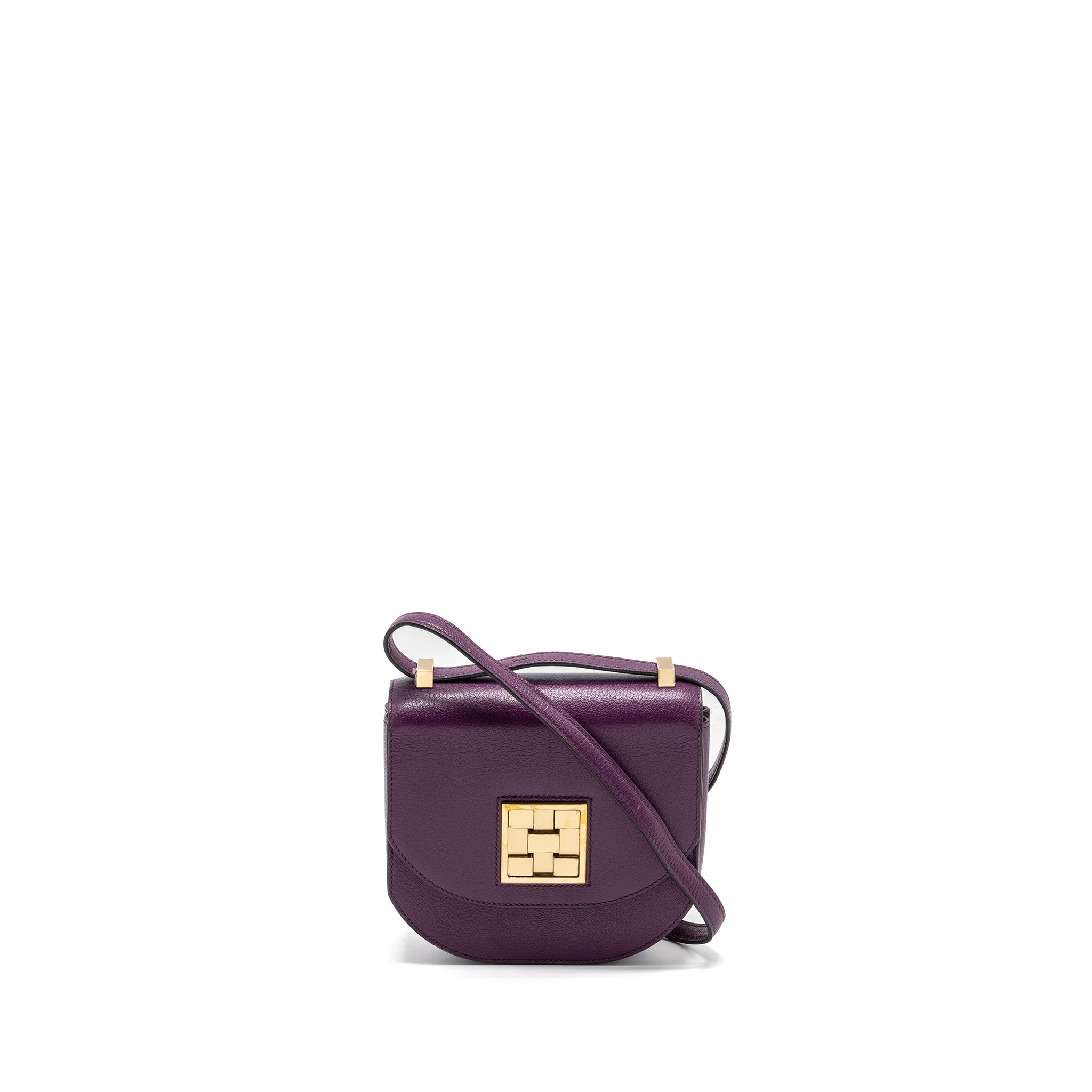 HERMES MOSAIQUE 24 MINI CHÈVRE CHAMKILA P9 ANEMONE GHW