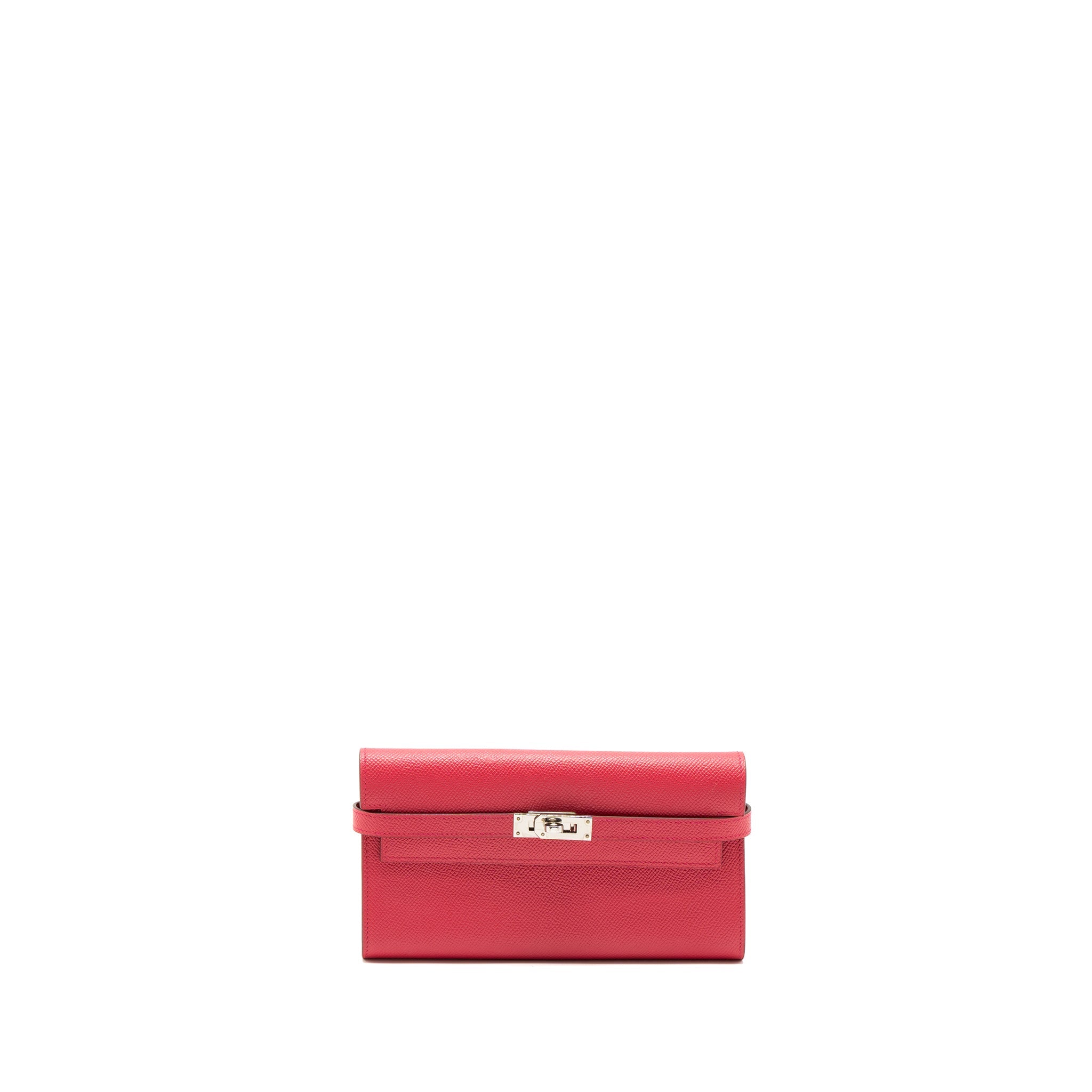 HERMES KELLY LONG WALLET EPSOM ROSE EXTREME SHW