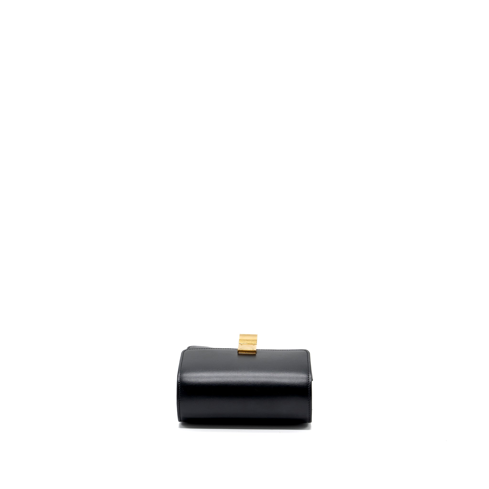 CELINE MINI CLASSIC BOX BAG CALFSKIN BLACK GHW