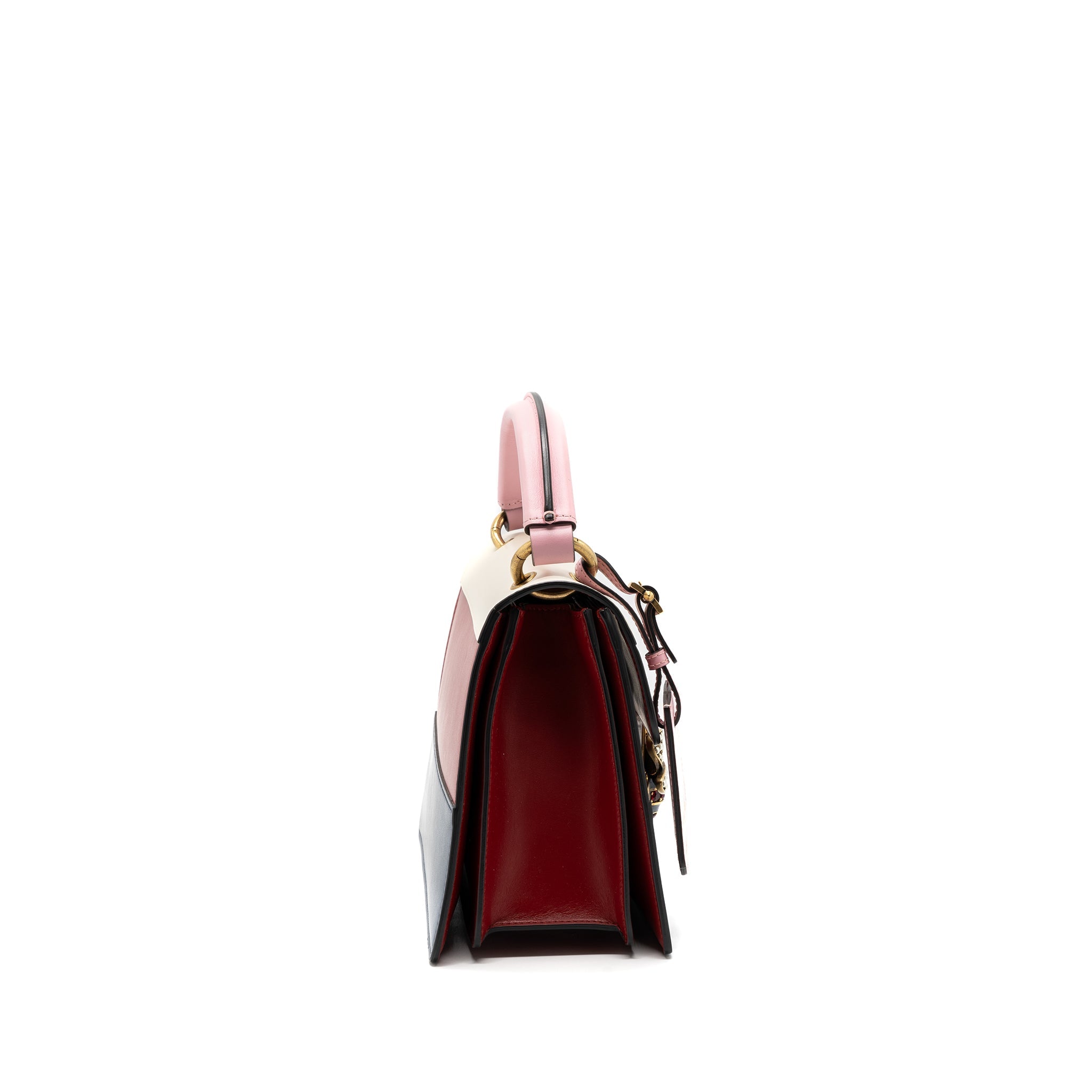 GUCCI QUEEN MARGARET TOP HANDLE BAG CALFSKIN MULTICOLOR GHW