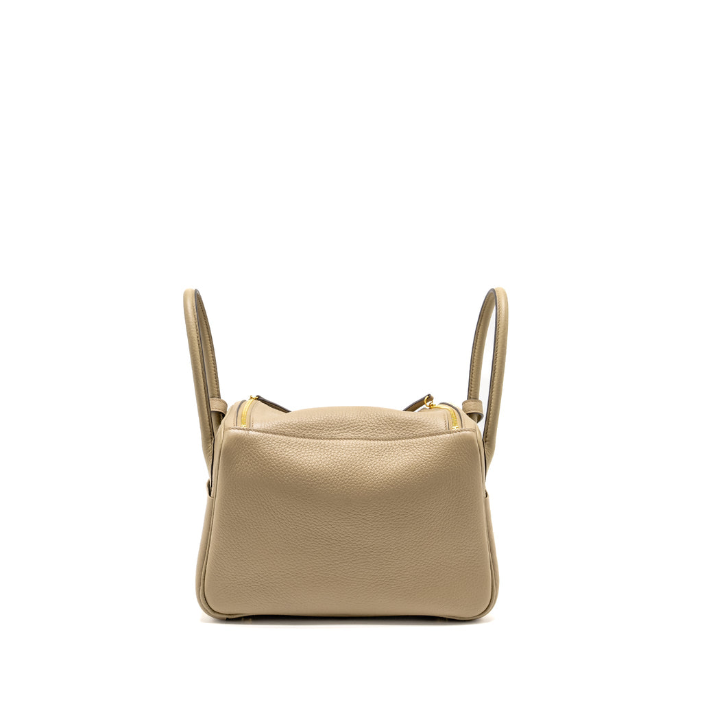 HERMES LINDY 26 CLEMENCE BEIGE MARFA GHW