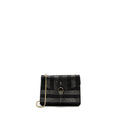 BVLGARI SERPENTI FOREVER BAG GALUCHAT BLACK/ GREY LGHW