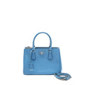 PRADA MEDIUM GALLERIA SAFFIANO BAG LEATHER BLUE SHW