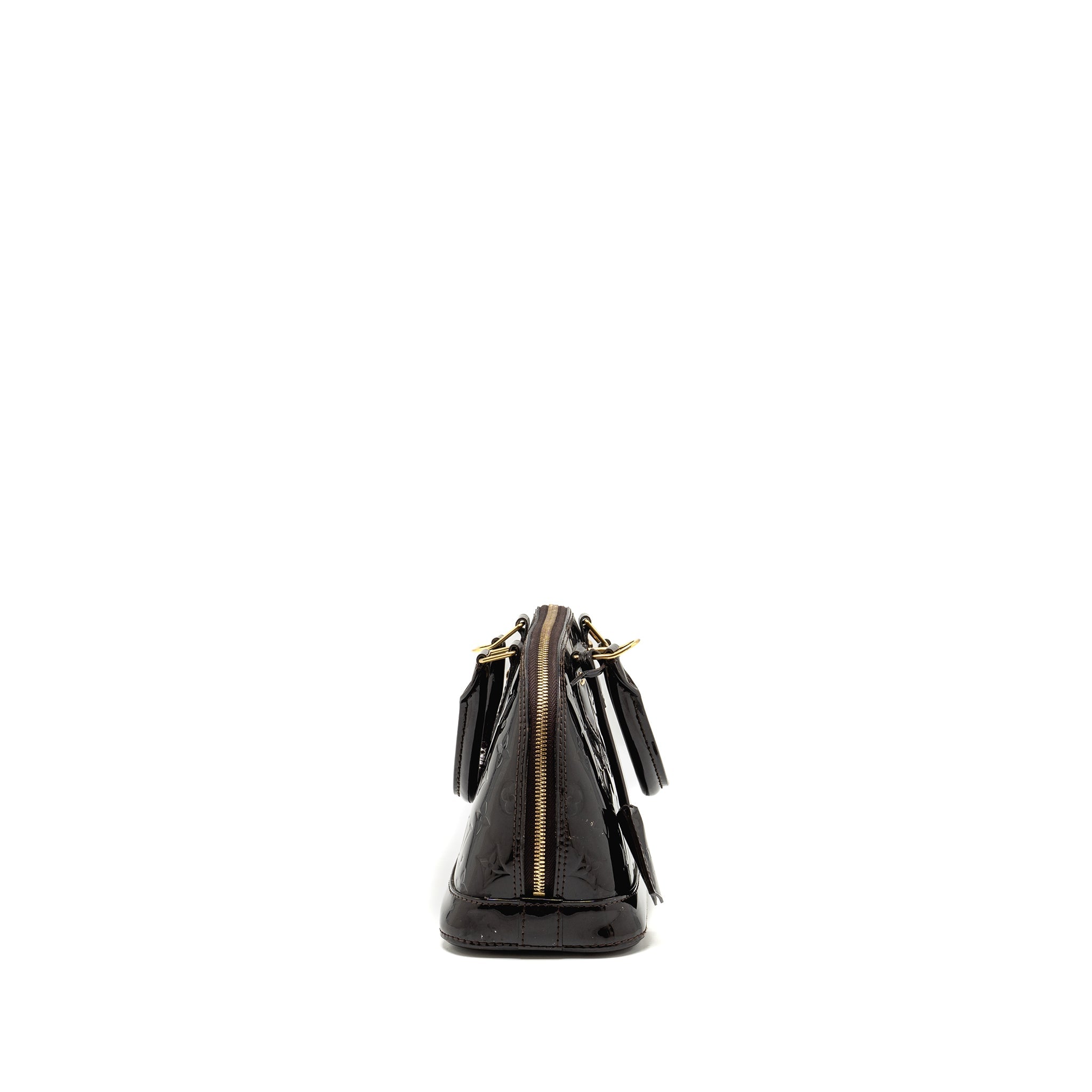 LOUIS VUITTON ALMA BB MONOGRAM PATENT AMATANTE GHW
