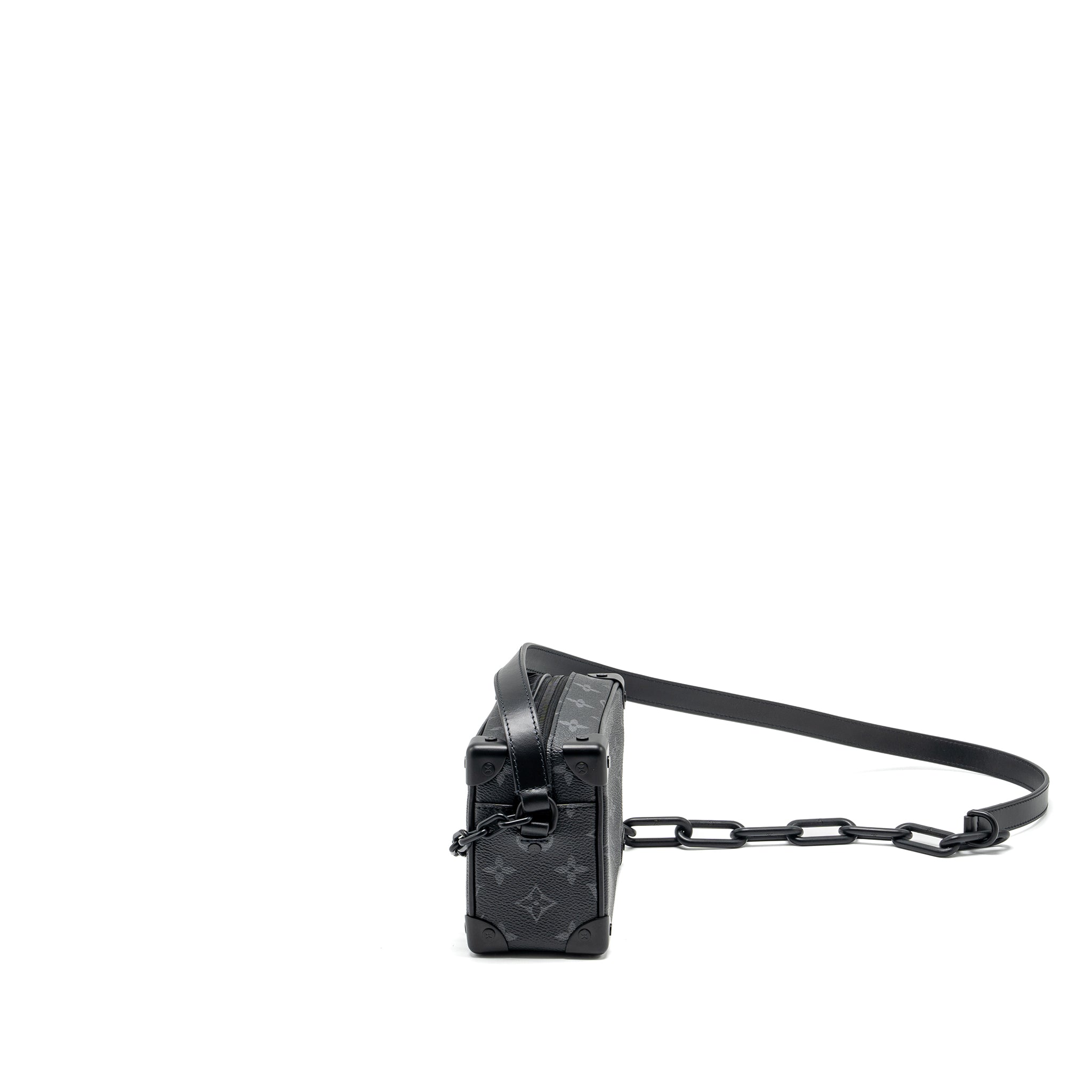 LOUIS VUITTON MINI SOFT TRUNK MONOGRAM ECLIPSE CANVAS BLACK HARDWARE
