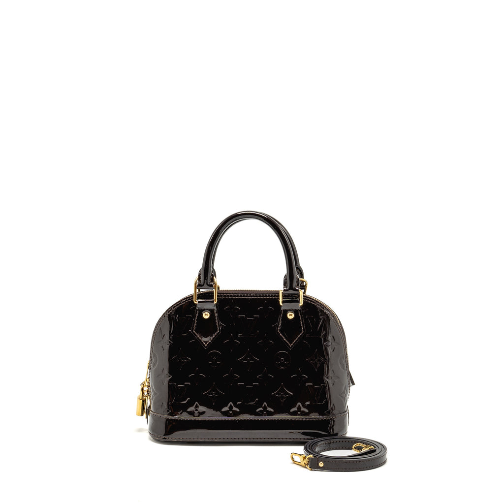 LOUIS VUITTON ALMA BB MONOGRAM PATENT AMATANTE GHW