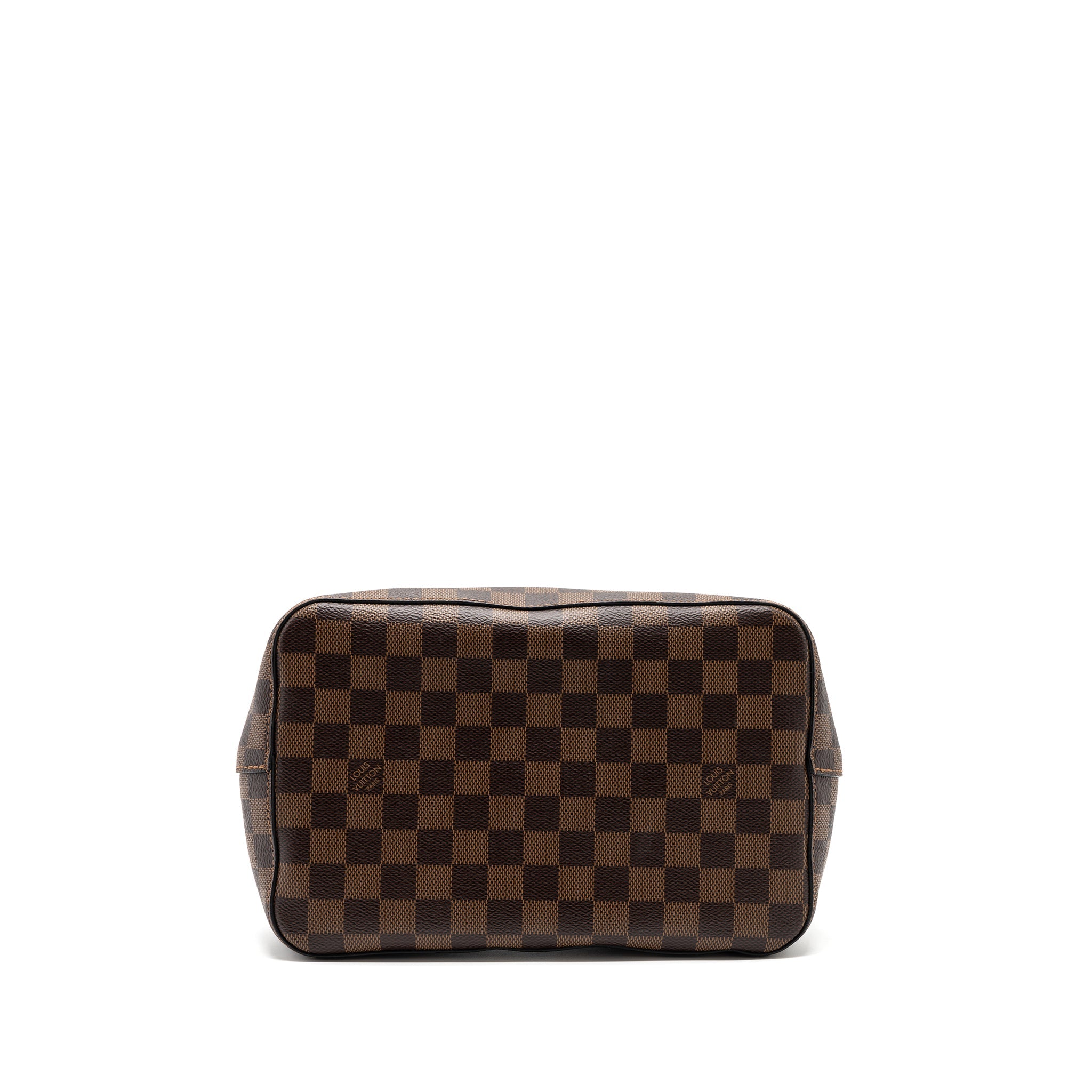 LOUIS VUITTON NEONOE MM DAMIER EBENE CANVAS LIGHT PINK GHW