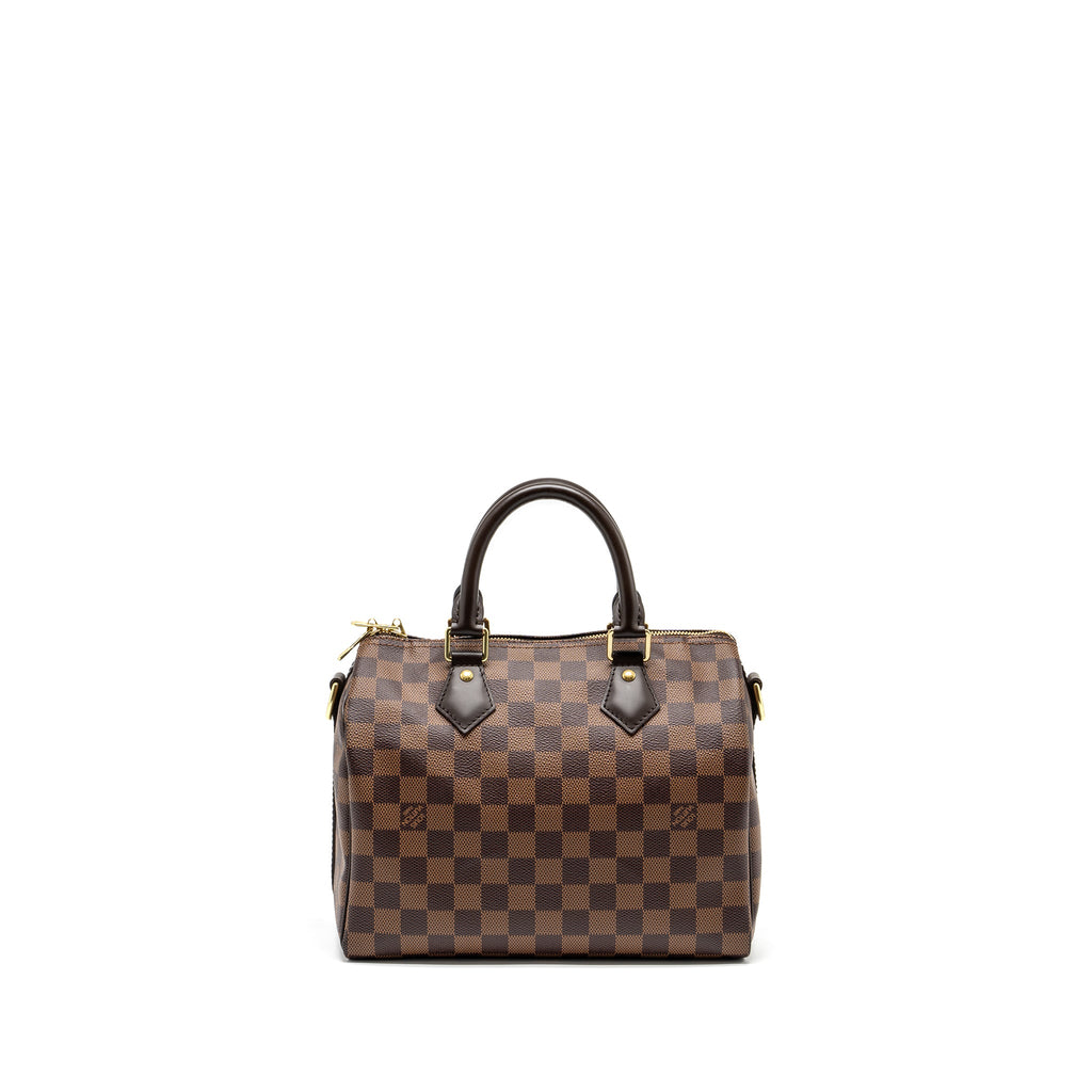 LOUIS VUITTON SPEEDY BANDOULIERE 25 DAMIER EBENE GHW
