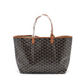 GOYARD SAINT LOUIS PM TOTE BAG GOYARDINE CANVAS BROWN/ MULTICOLOUR