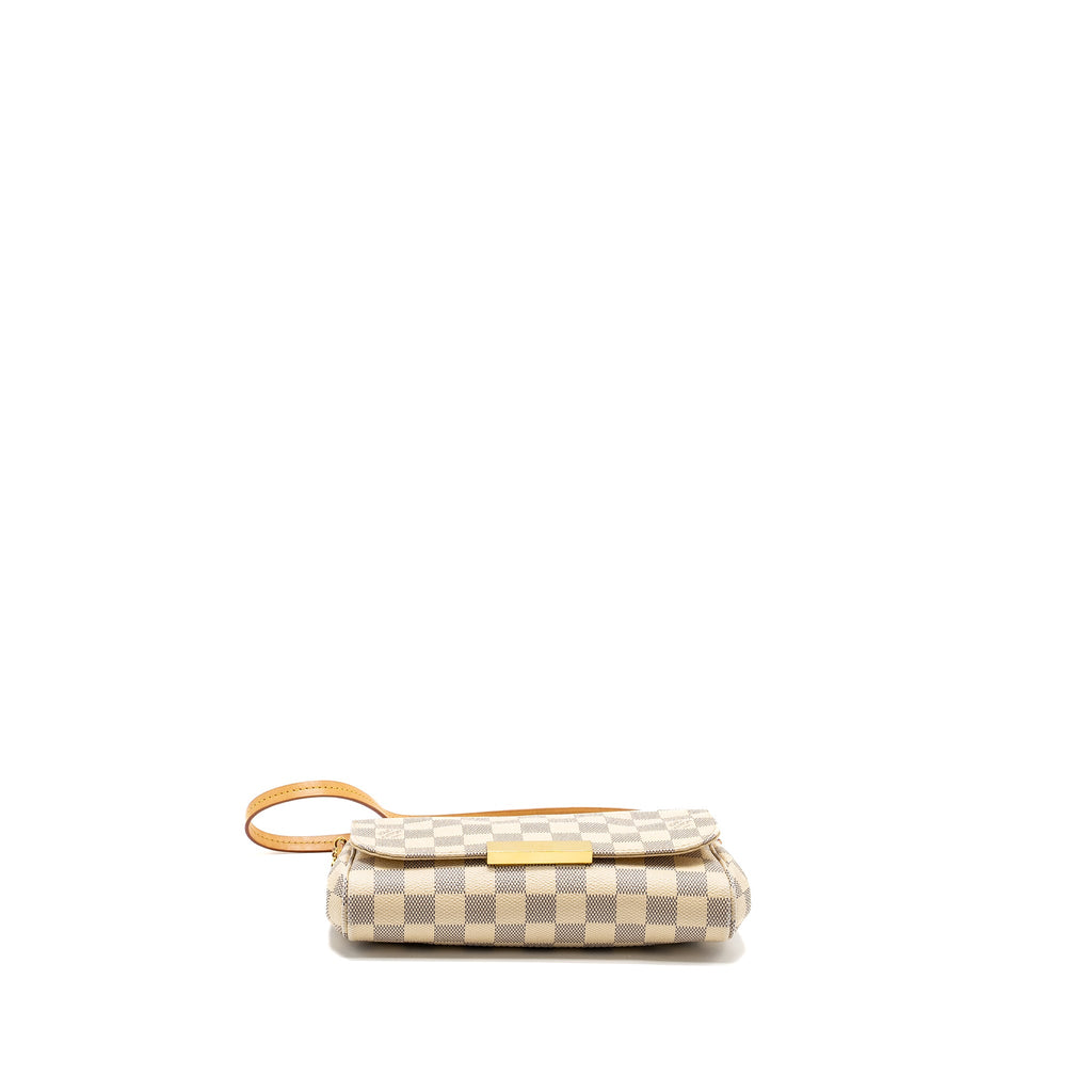 LOUIS VUITTON FAVORITE PM DAMIER AZUR CANVAS GHW