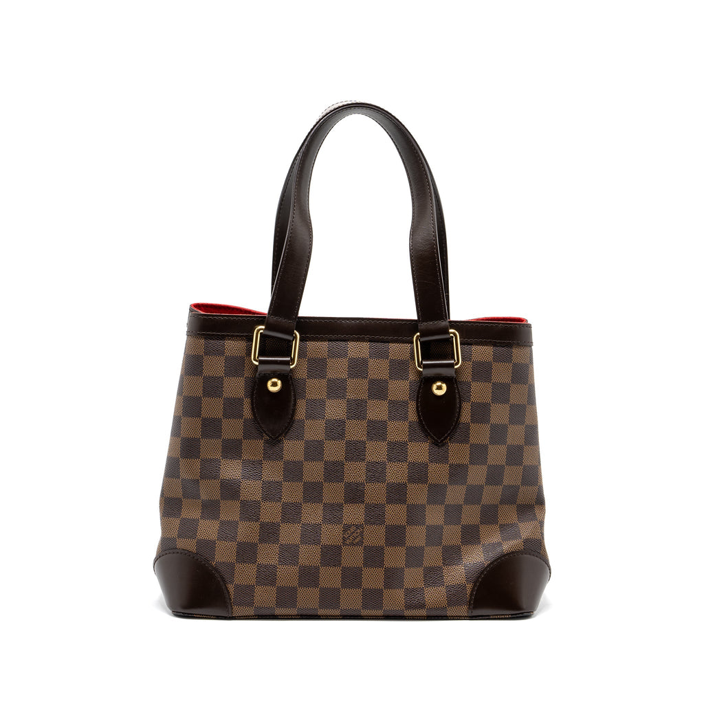 LOUIS VUITTON HAMPSTEAD TOTE BAG DAMIER EBENE GHW
