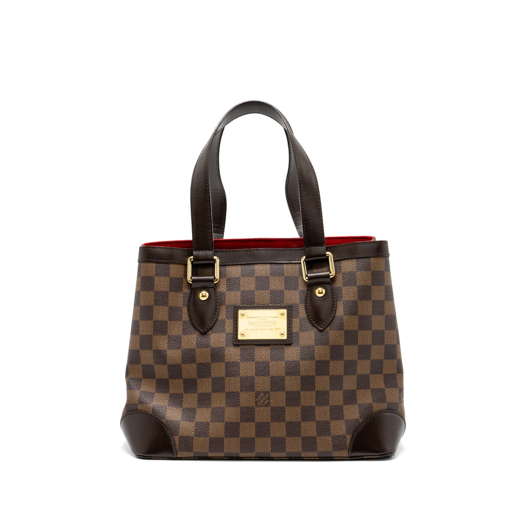 LOUIS VUITTON HAMPSTEAD TOTE BAG DAMIER EBENE GHW