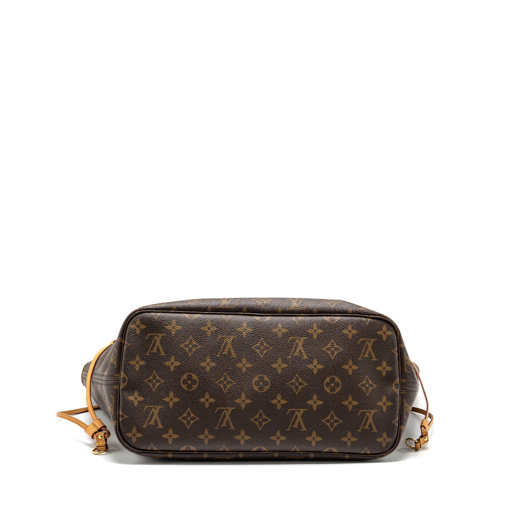 LOUIS VUITTON NEVERFULL MM MONOGRAM CANVAS GHW