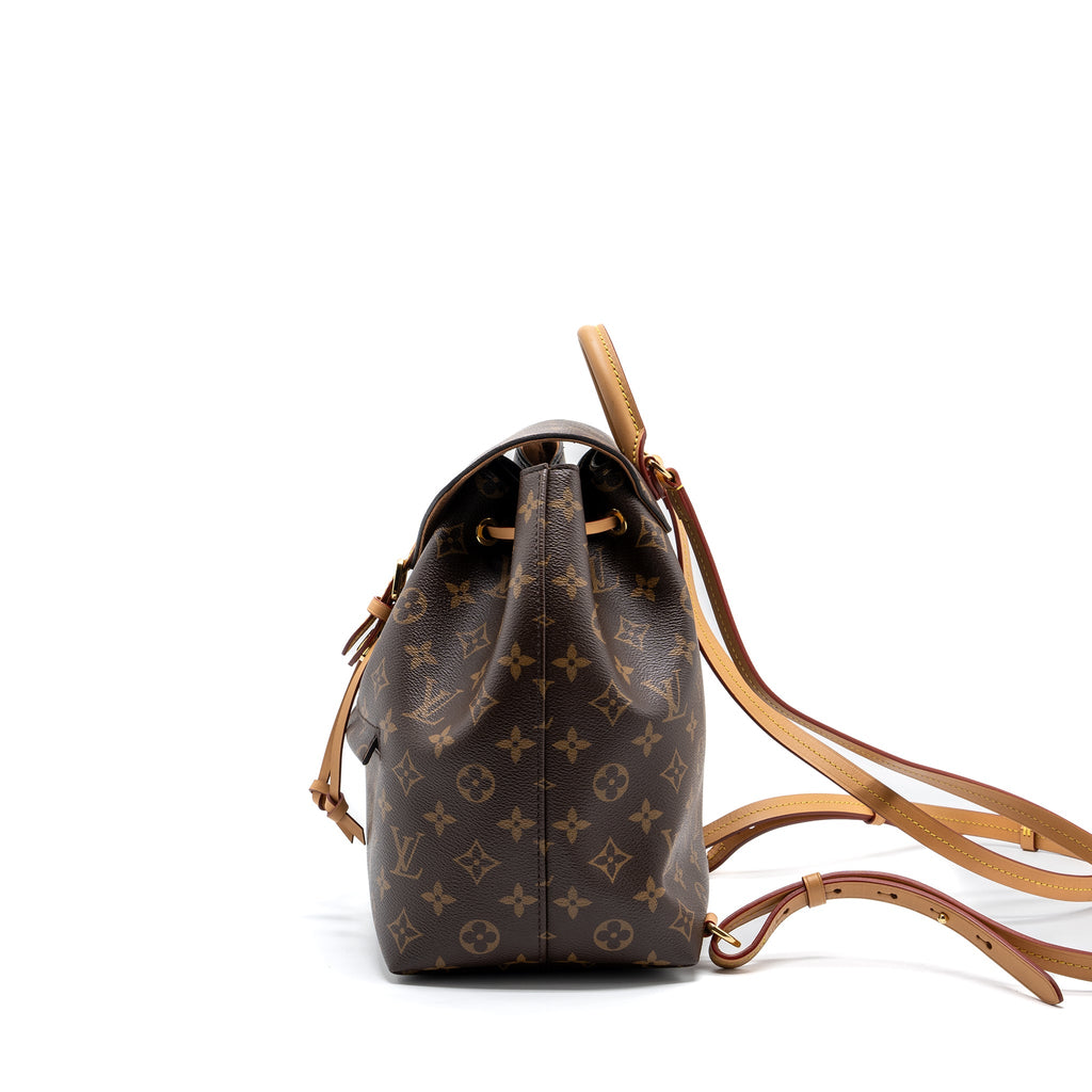 LOUIS VUITTON MONTSOURIS PM BACKPACK MONOGRAM CANVAS / LEATHER GHW (NEW VERSION)