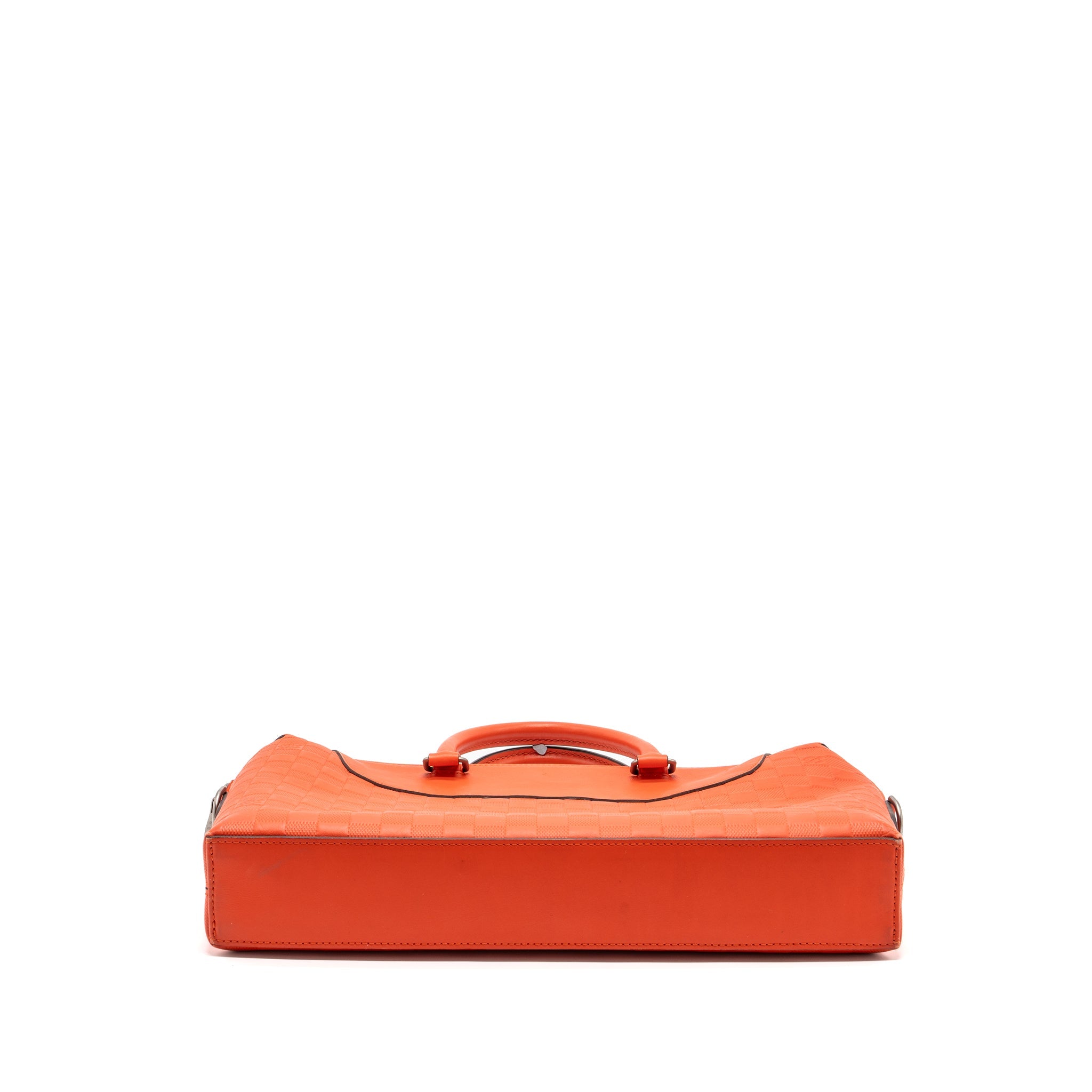 LOUIS VUITTON PORTE-DOCUMENTS JOUR DAMIER INFINI ORANGE SHW