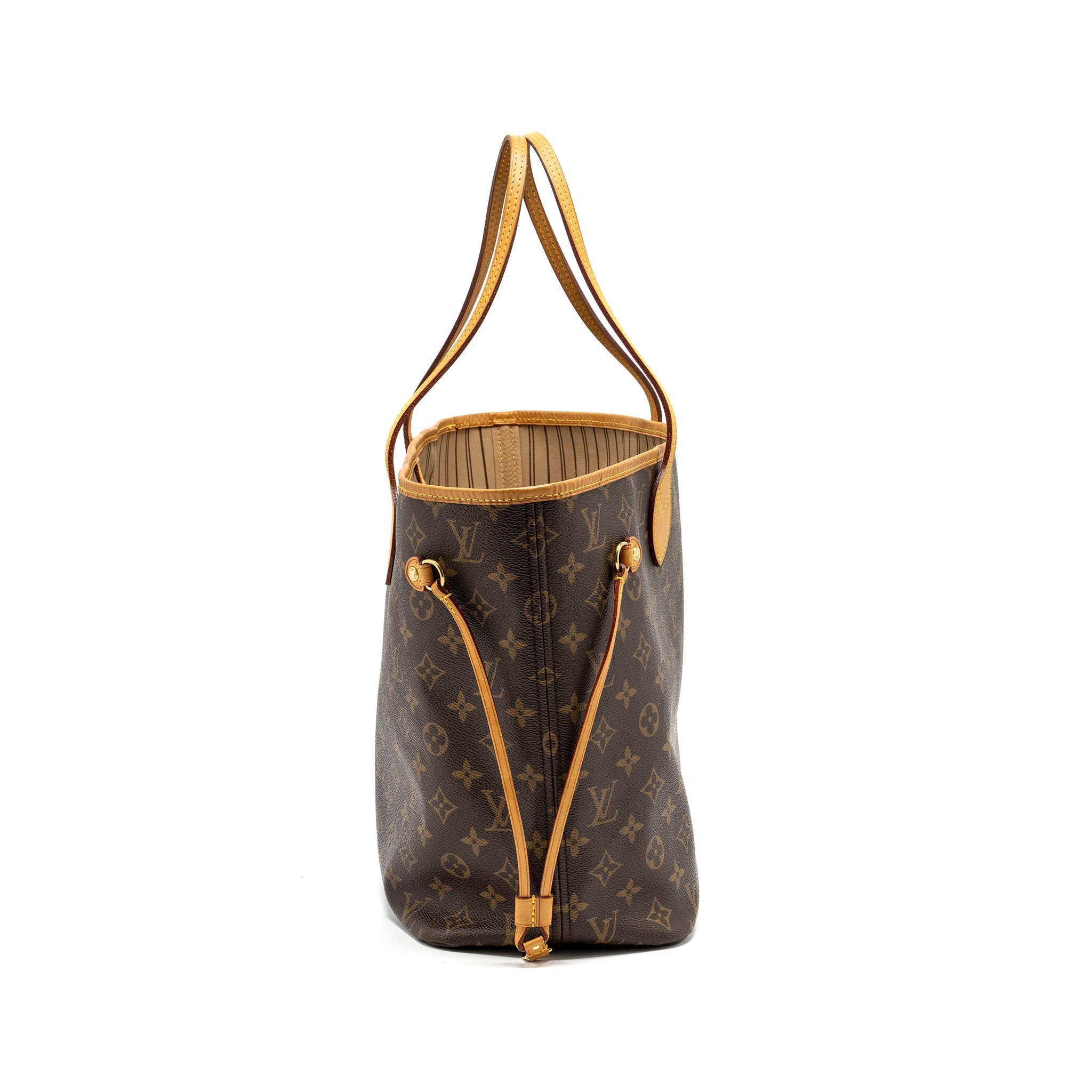 LOUIS VUITTON NEVERFULL MM MONOGRAM CANVAS GHW