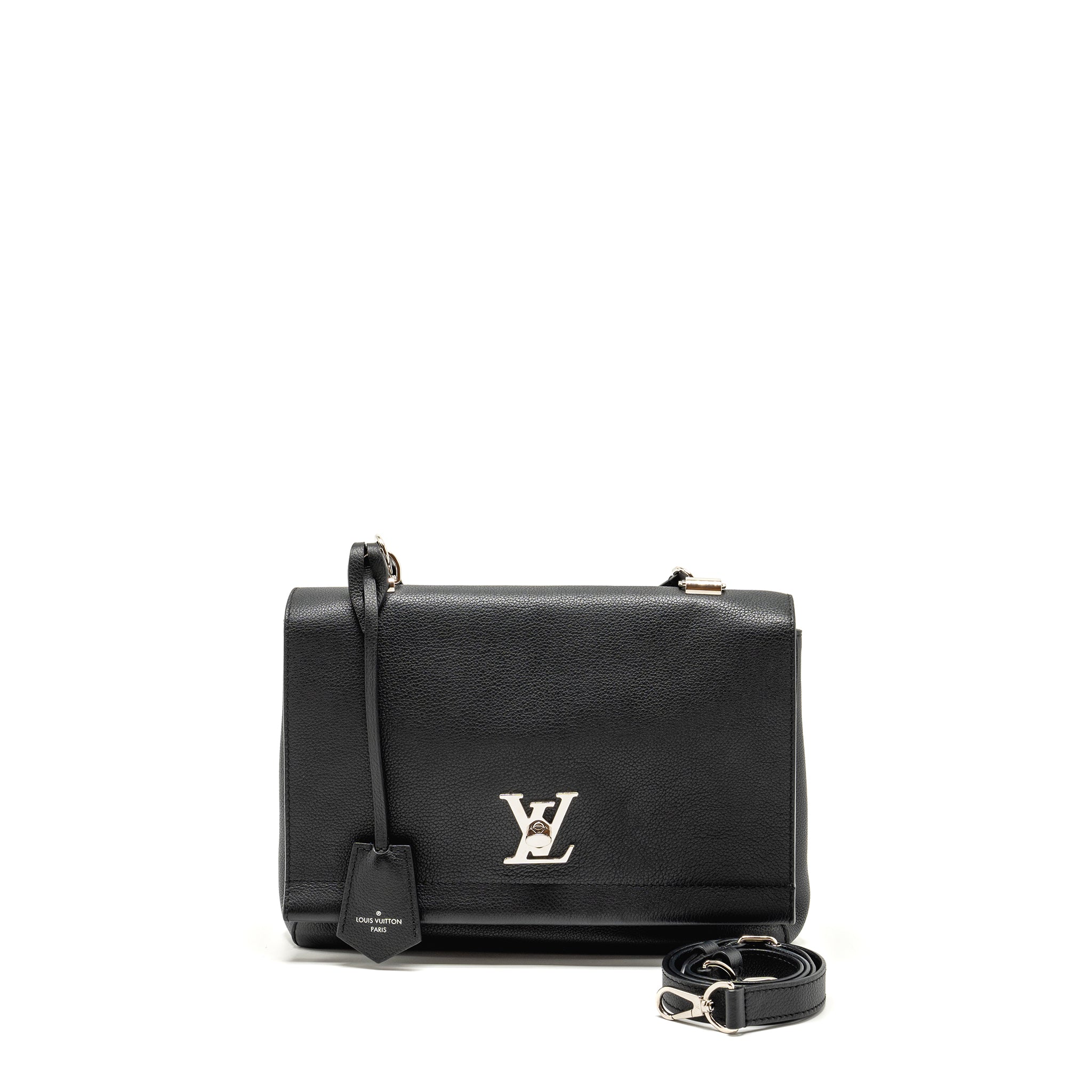 LOUIS VUITTON LOCK ME BAG CALFSKIN BLACK SHW