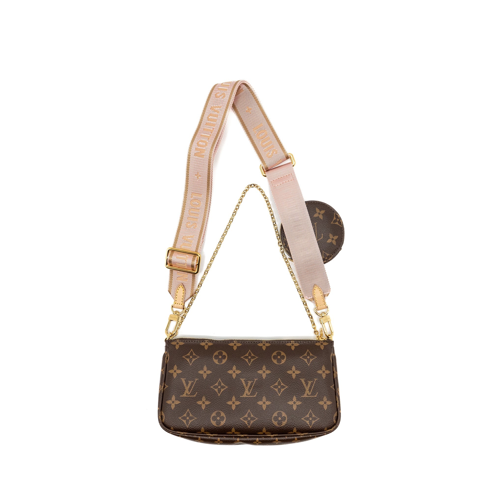 LOUIS VUITTON MULTI POCHETTE ACCESSOIRES MONOGRAM CANVAS GHW