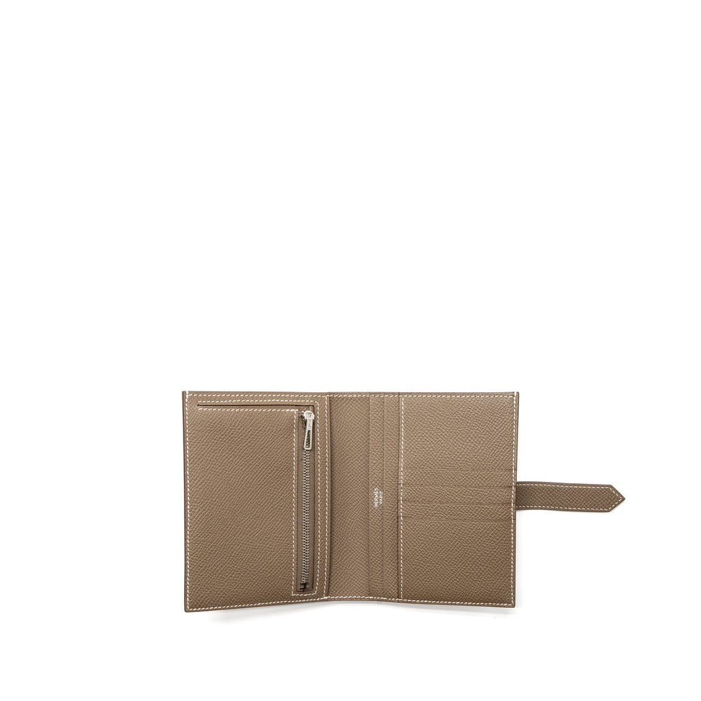 HERMES BEARN COMPACT WALLET EPSOM ETOUPE SHW