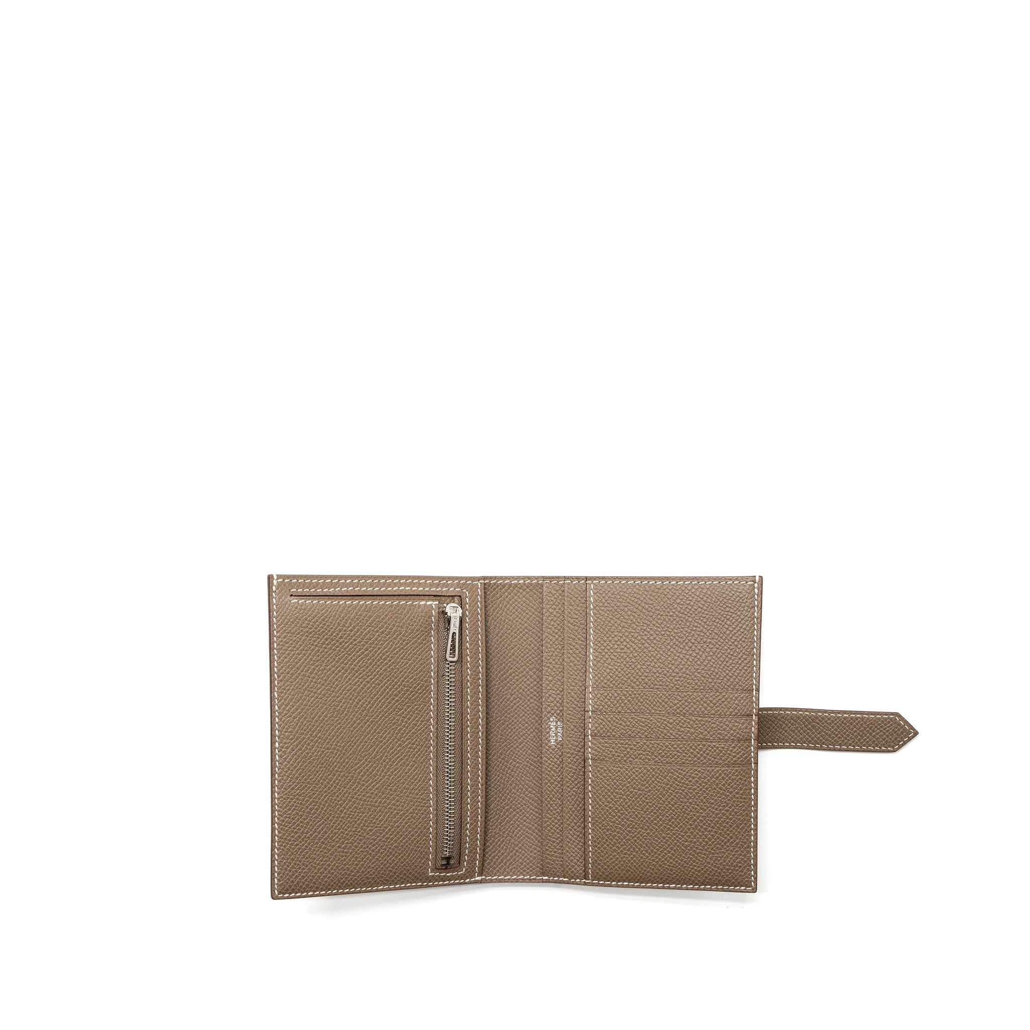 HERMES BEARN COMPACT WALLET EPSOM ETOUPE SHW