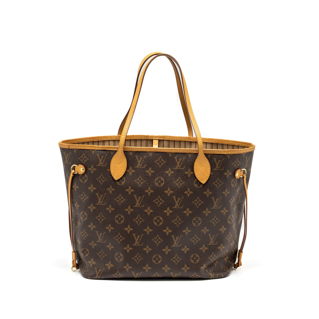 LOUIS VUITTON NEVERFULL MM MONOGRAM CANVAS GHW