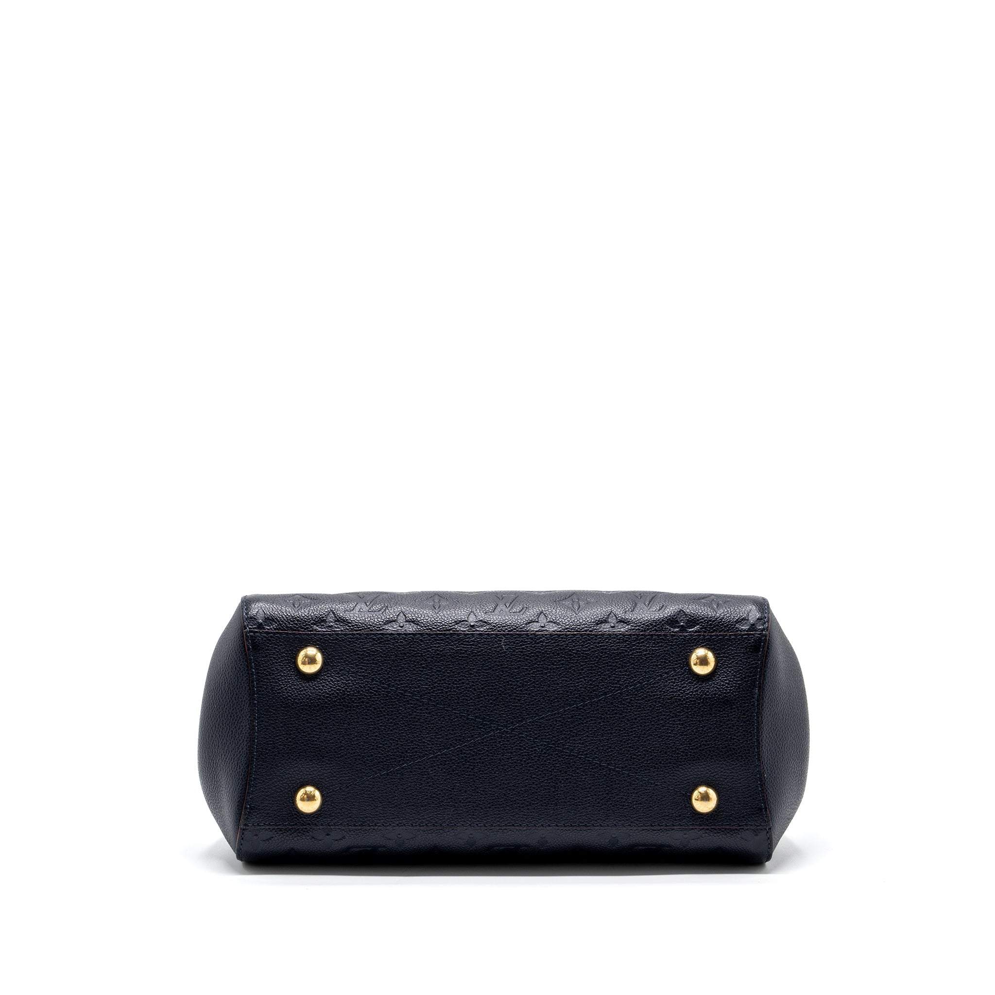 LOUIS VUITTON MONTAIGNE MM MONOGRAM EMPREINTE NAVY GHW