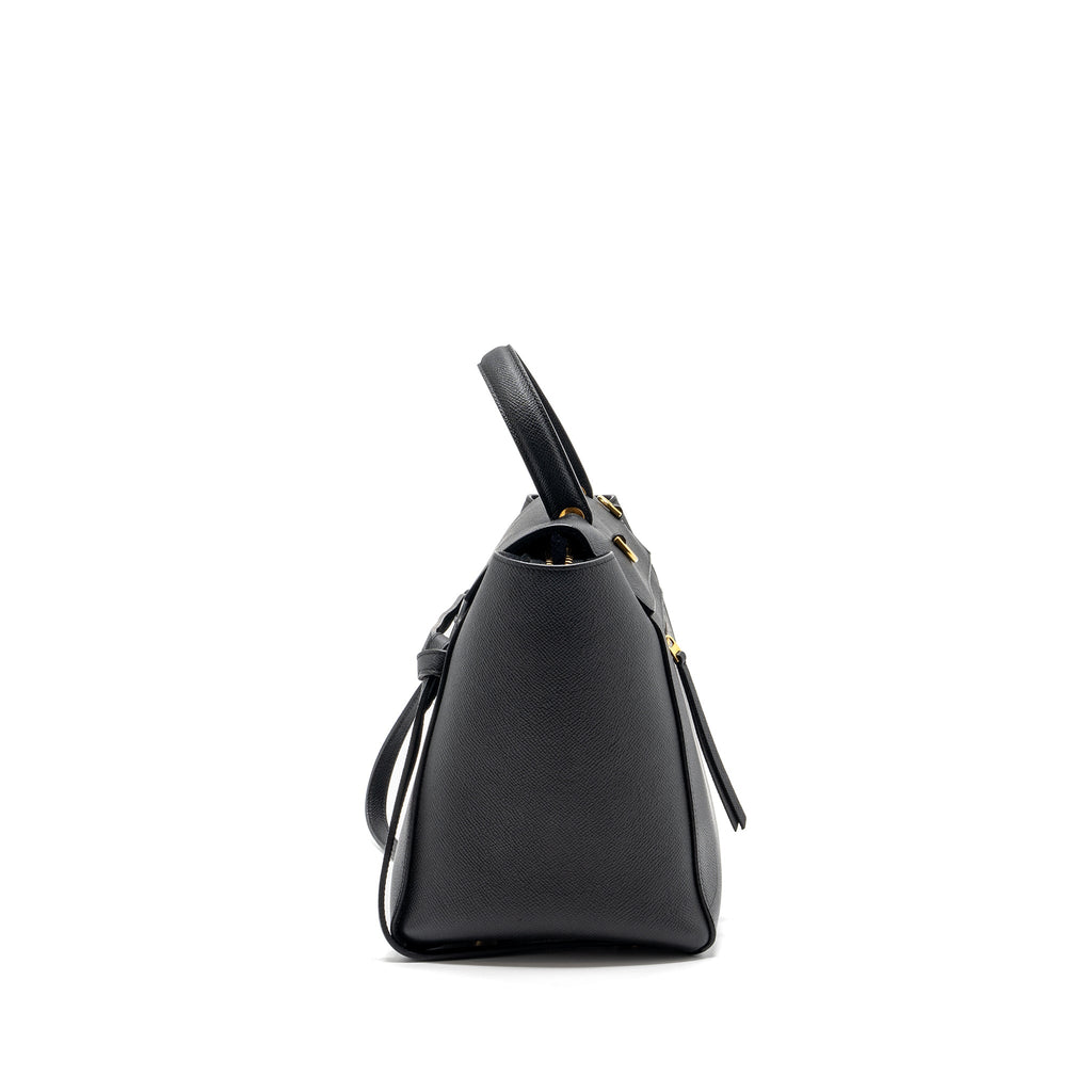 CELINE MINI BELT BAG GRAINED CALFSKIN BLACK GHW