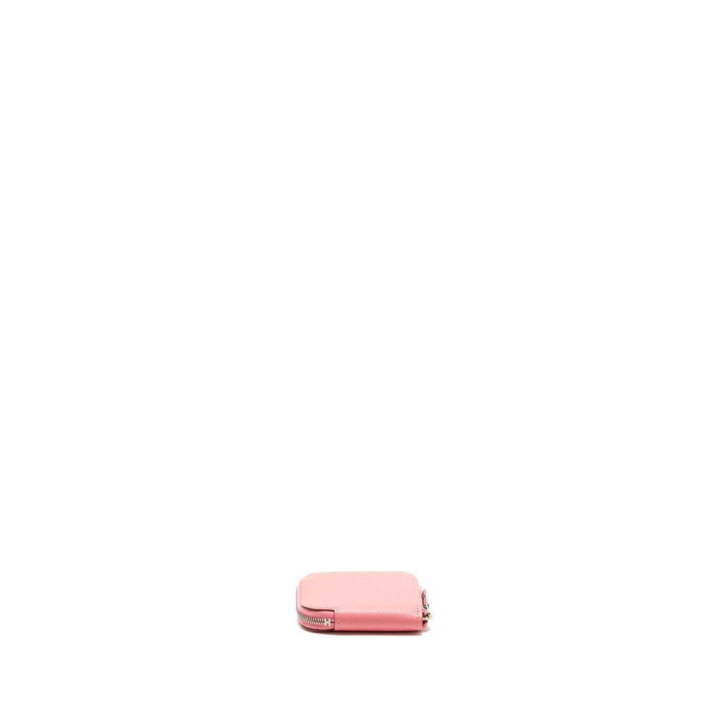 HERMES SILK’IN COIN PURSE EPSOM ROSE SAKURA SHW