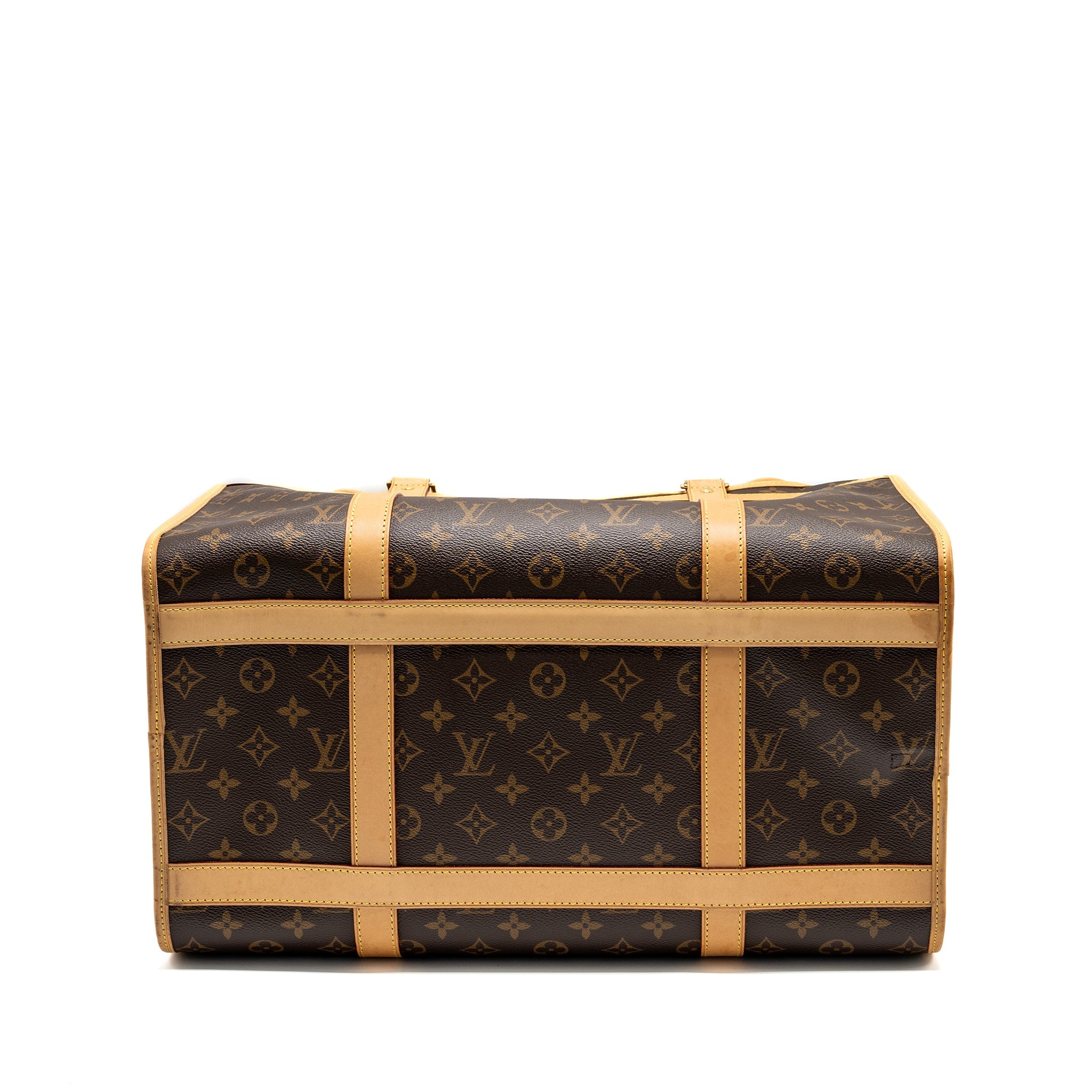 LOUIS VUITTON DOG BAG MONOGRAM CANVAS GHW