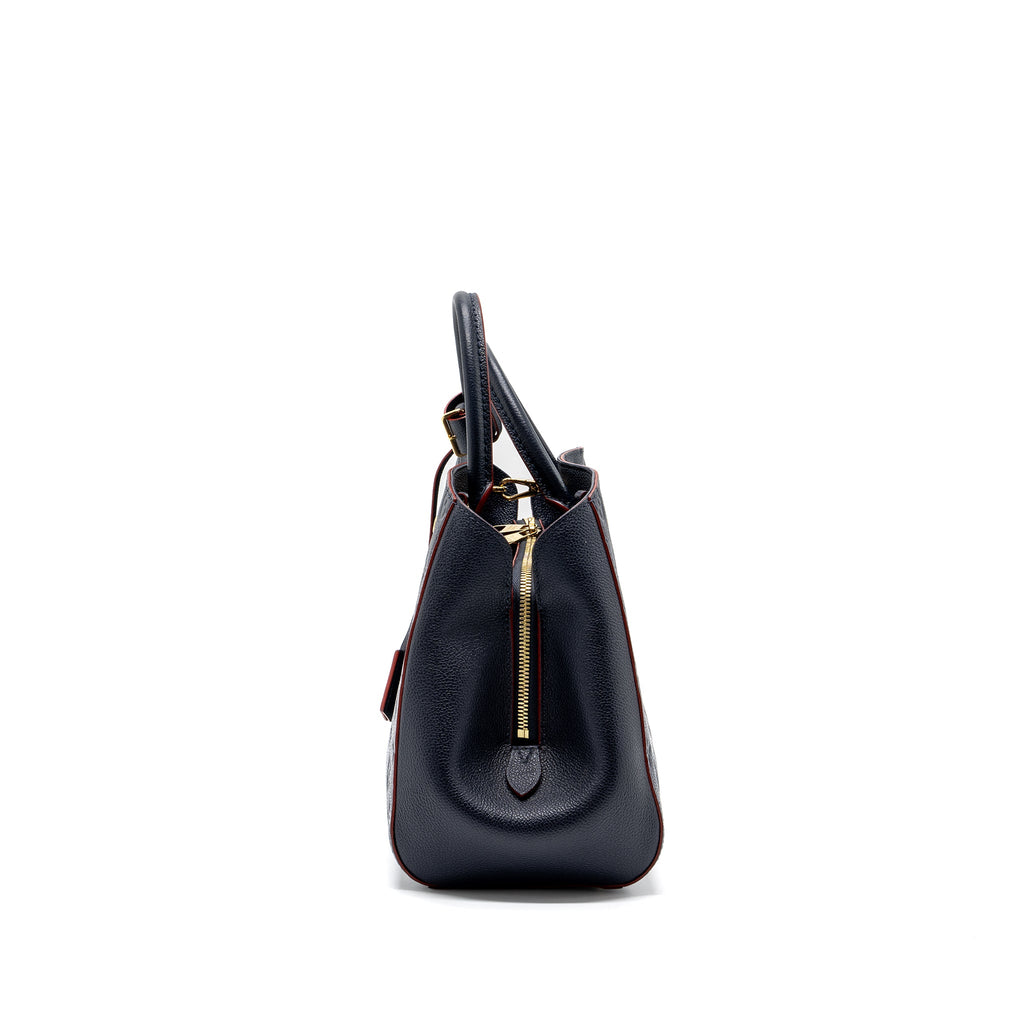 LOUIS VUITTON MONTAIGNE MM MONOGRAM EMPREINTE NAVY GHW