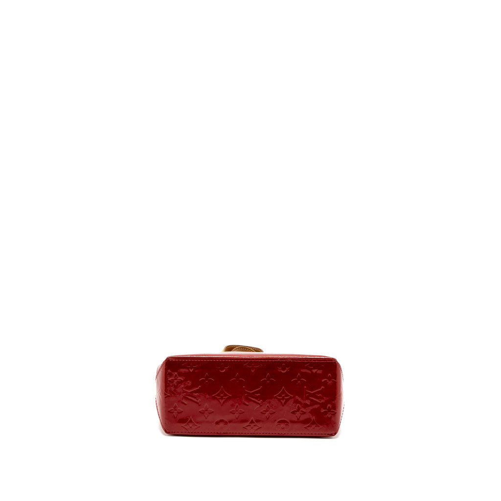 LOUIS VUITTON VERNICE CATALINA BB TOTE BAG PATENT RED GHW