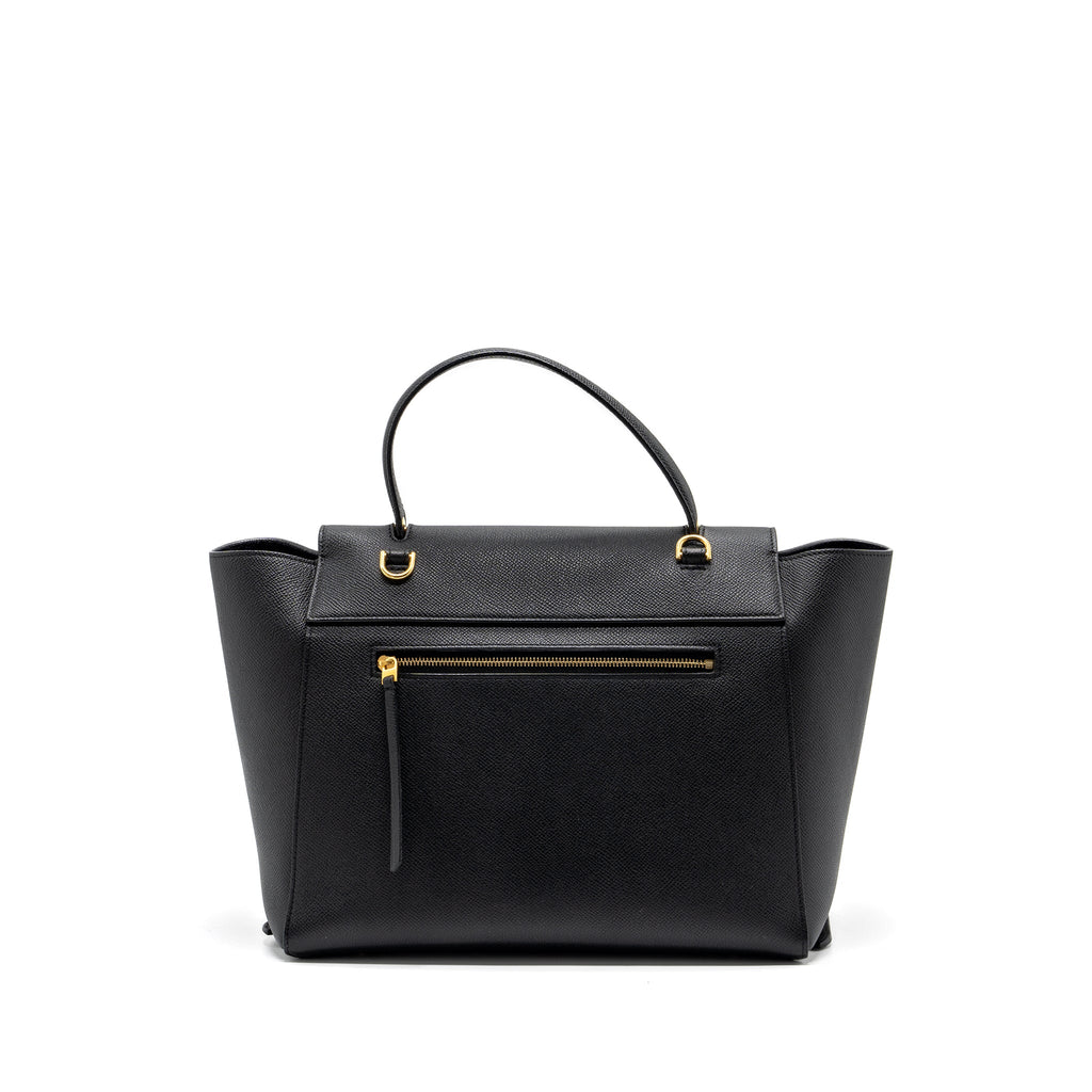 CELINE MINI BELT BAG GRAINED CALFSKIN BLACK GHW