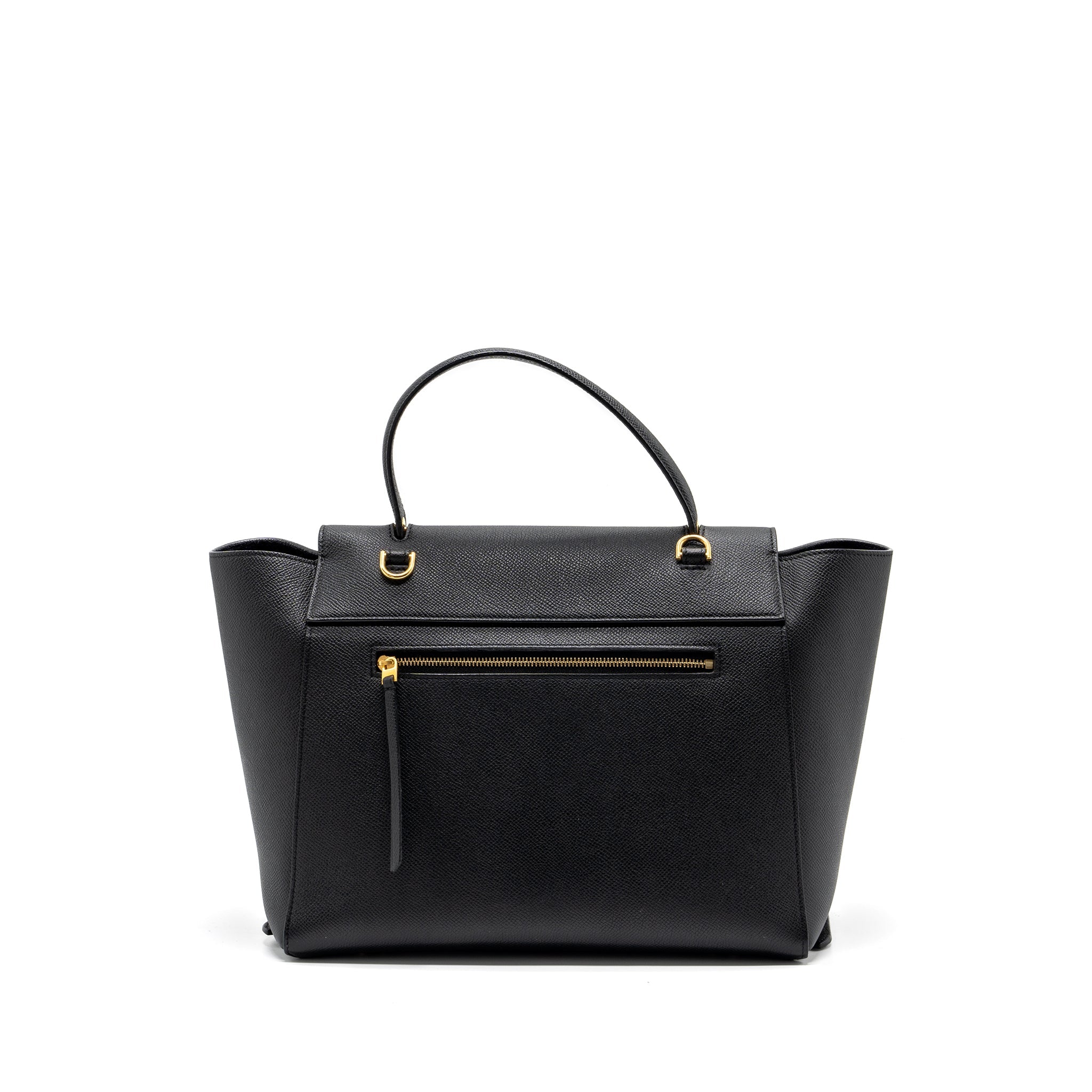 CELINE MINI BELT BAG GRAINED CALFSKIN BLACK GHW