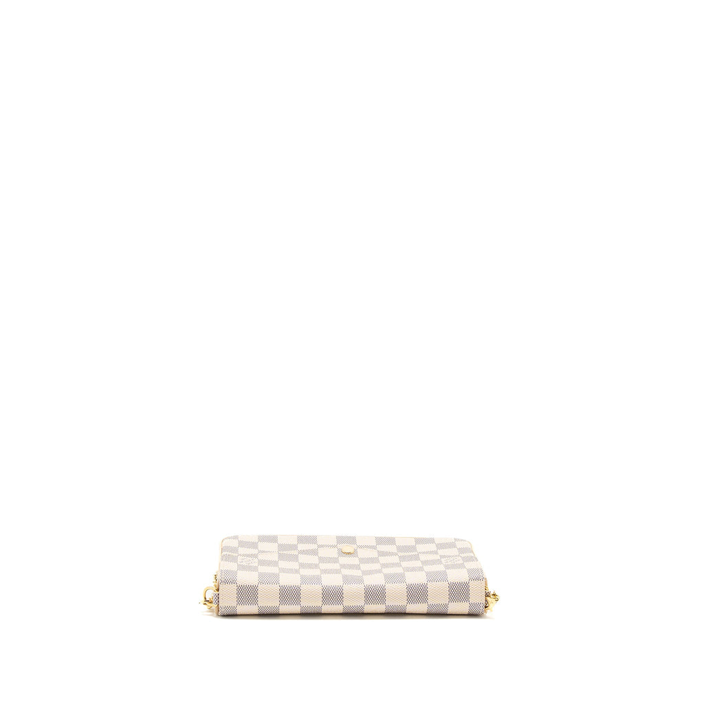 LOUIS VUITTON FELICIE POCHETTE DAMIER AZUR CANVAS GHW