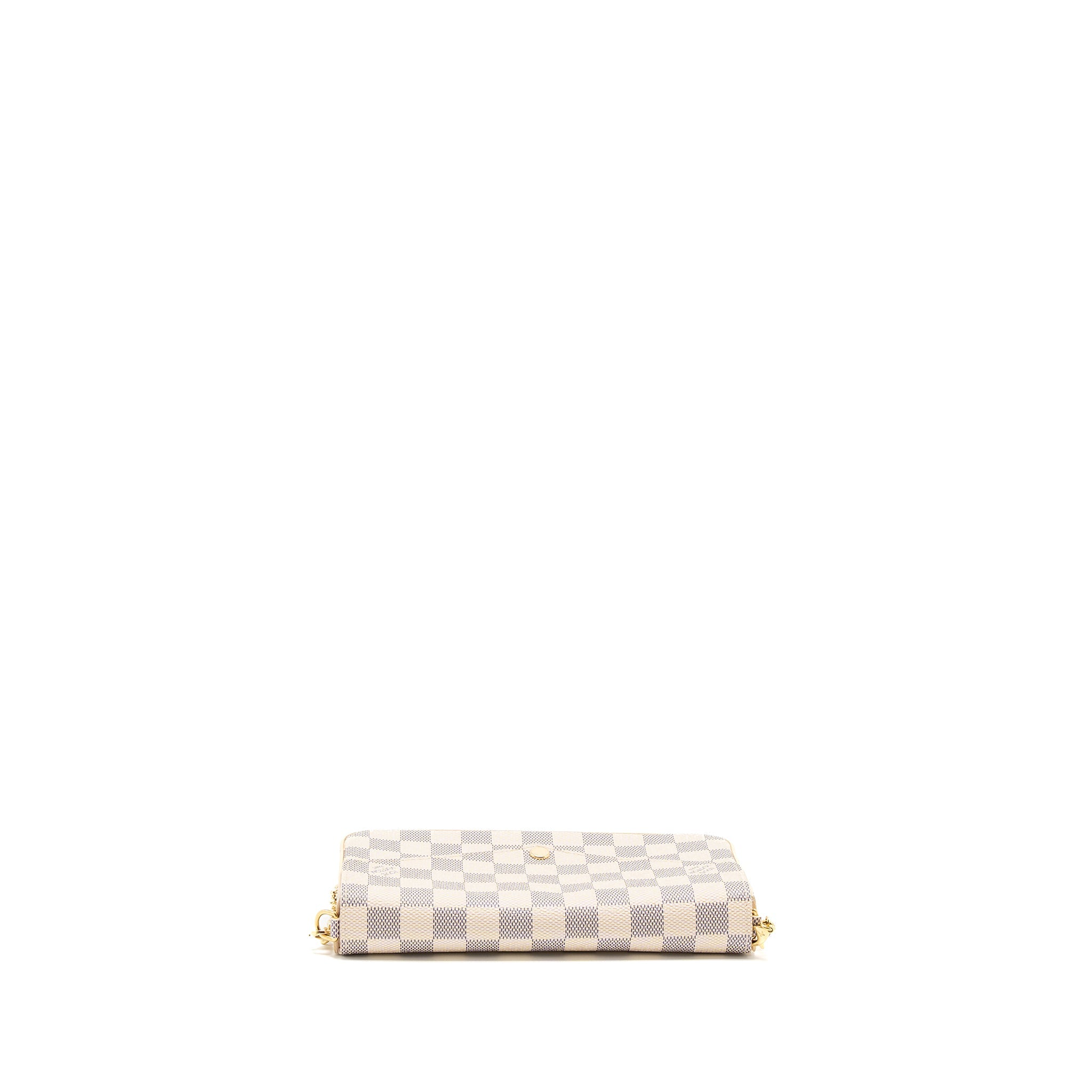 LOUIS VUITTON FELICIE POCHETTE DAMIER AZUR CANVAS GHW