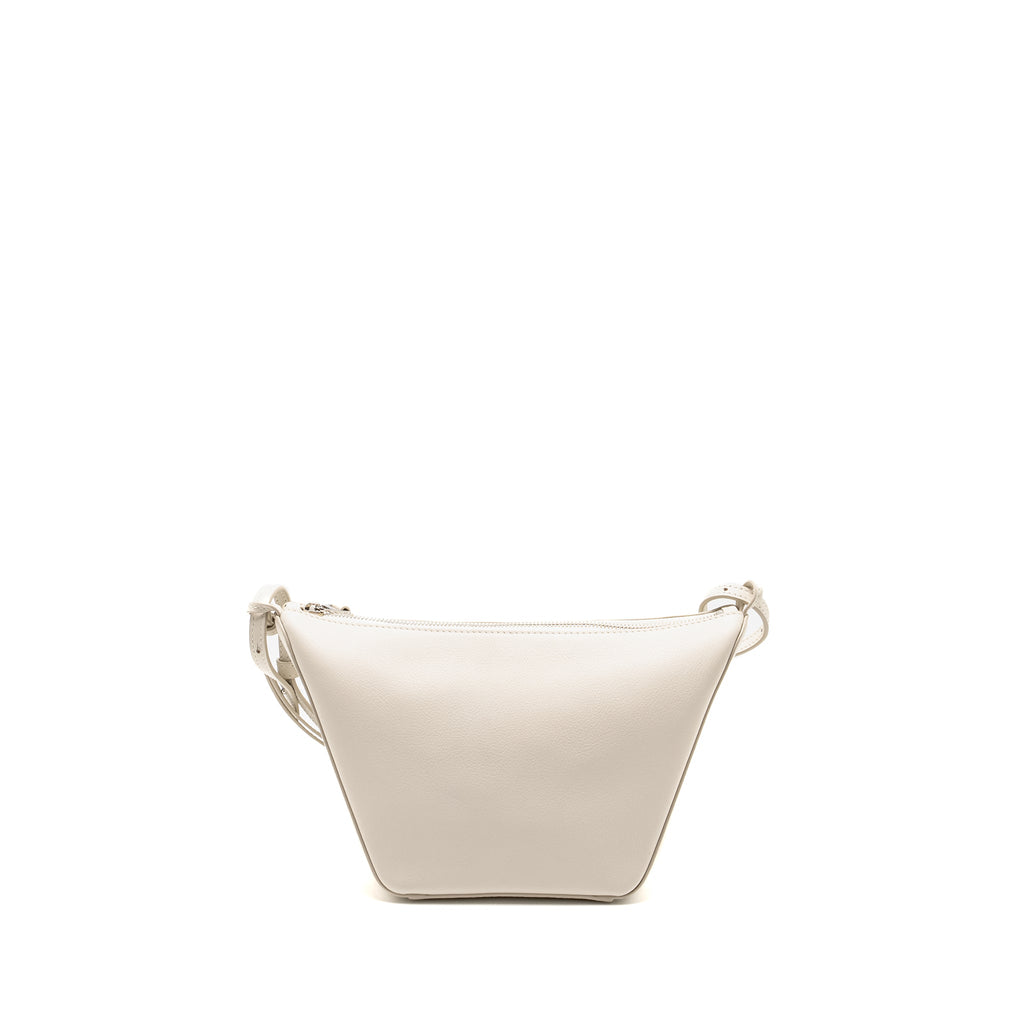 LOEWE MINI HAMMOCK HOBO CLASSIC CALFSKIN WHITE SHW