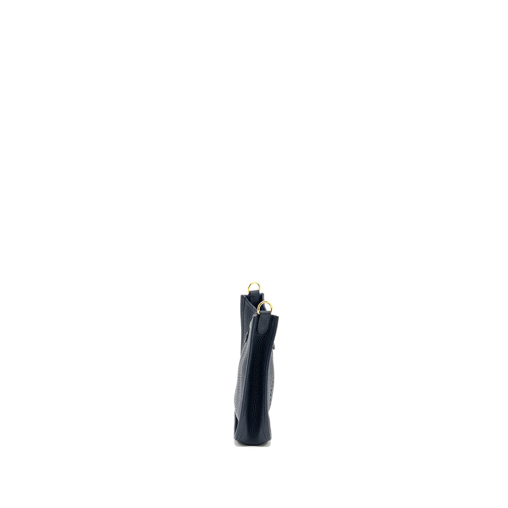 HERMES MINI EVELYNE CLEMENCE BLUE NUIT GHW