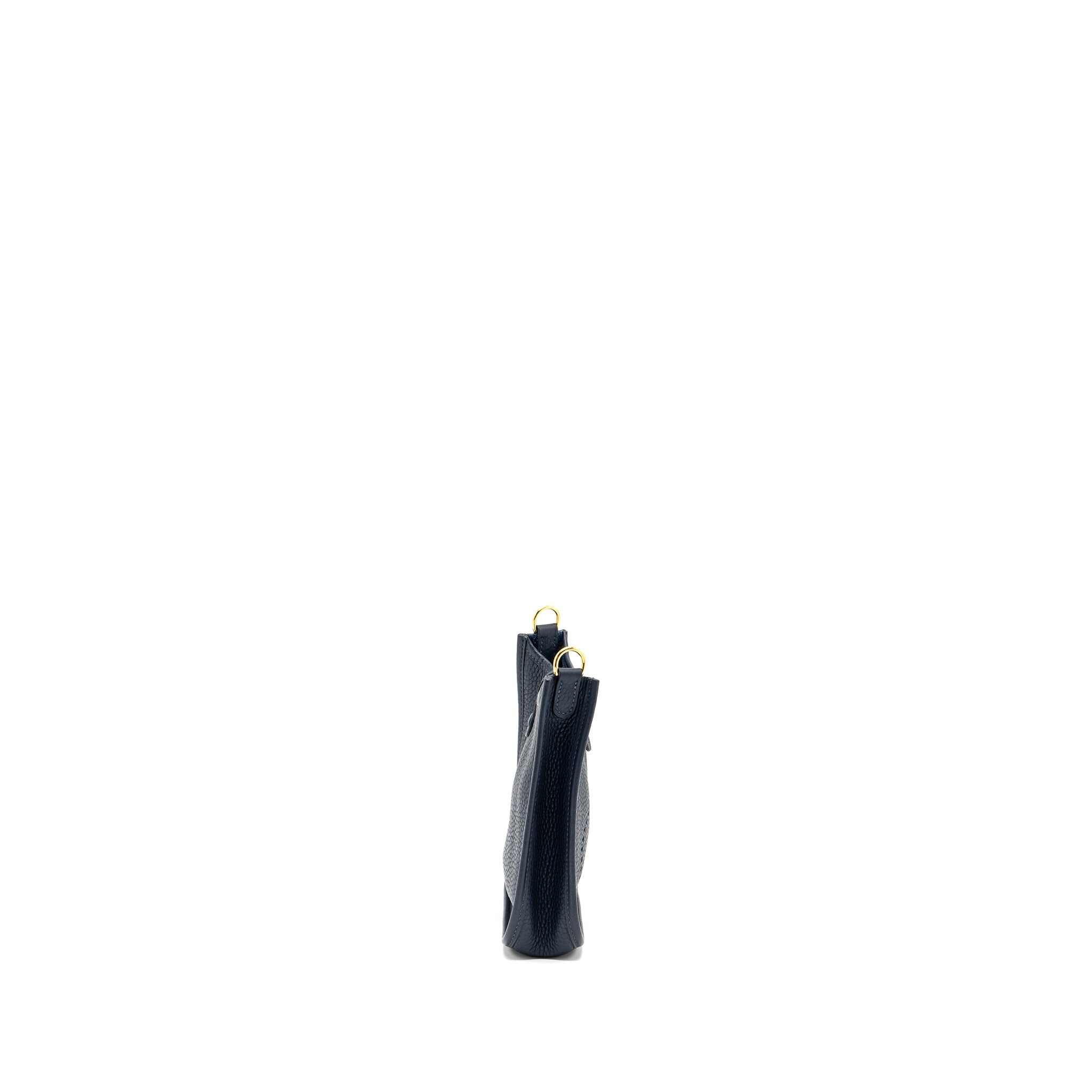 HERMES MINI EVELYNE CLEMENCE BLUE NUIT GHW