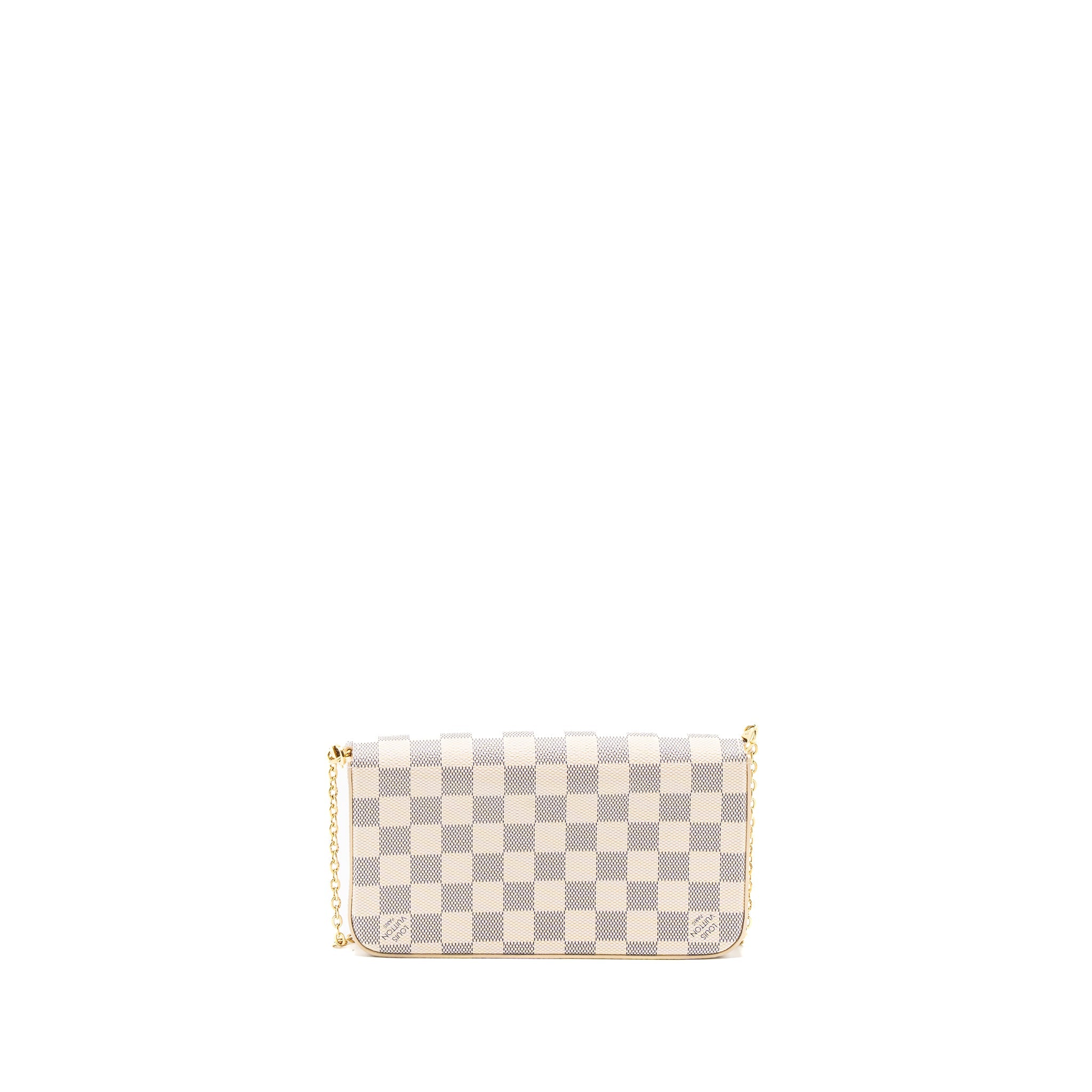 LOUIS VUITTON FELICIE POCHETTE DAMIER AZUR CANVAS GHW