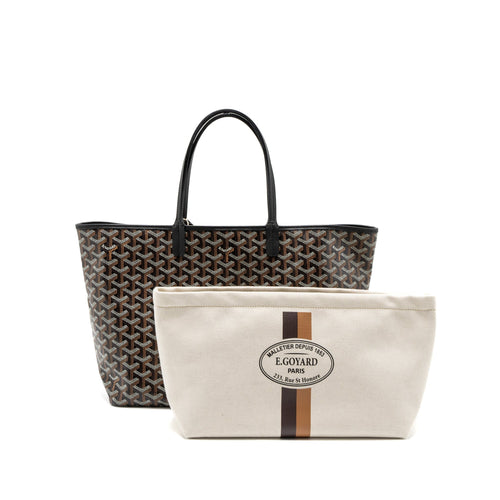 GOYARD SAINT LOUIS PM TOTE BAG GOYARDINE CANVAS SHW