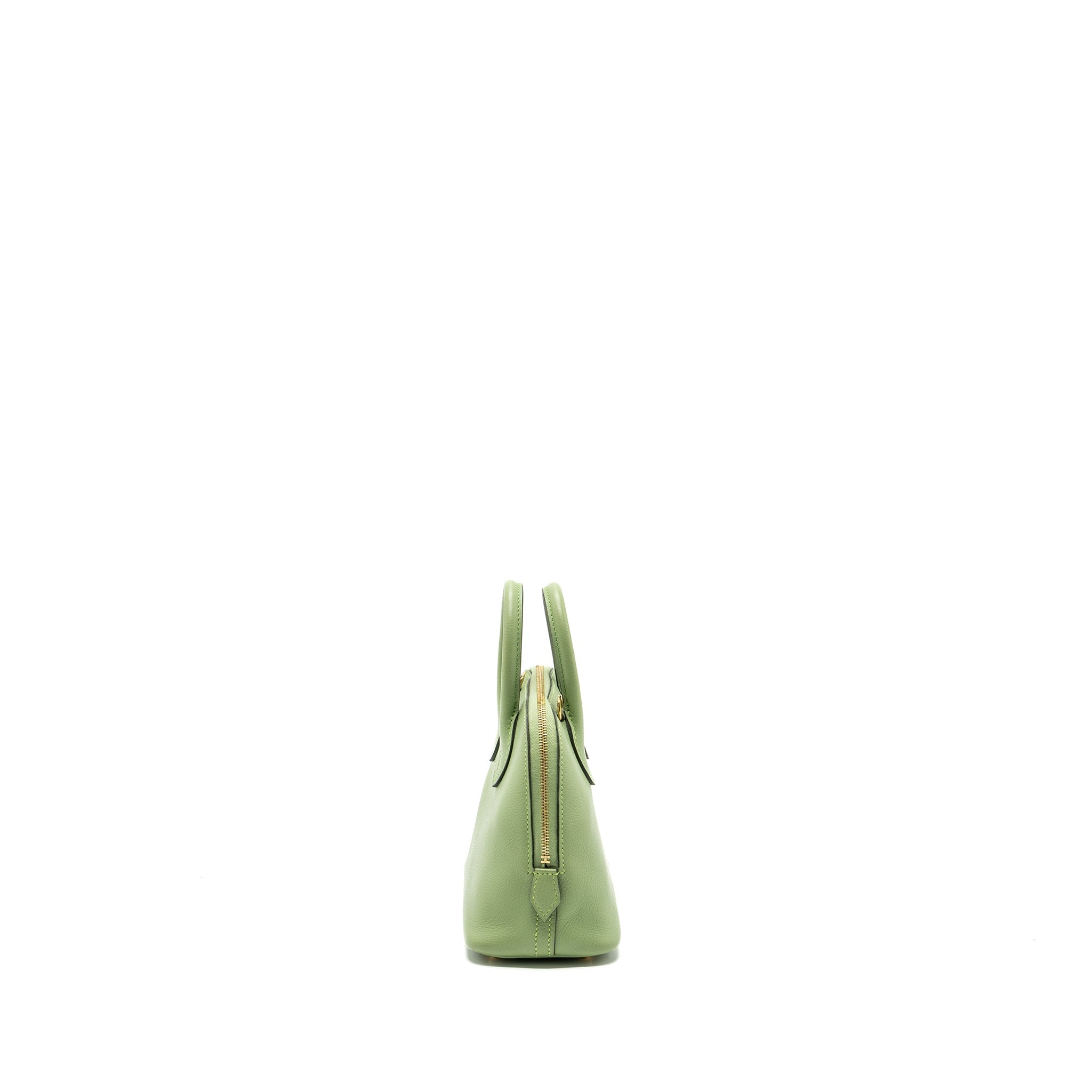 HERMES MINI BOLIDE EVERCOLOR VERT CRIQUET GWH